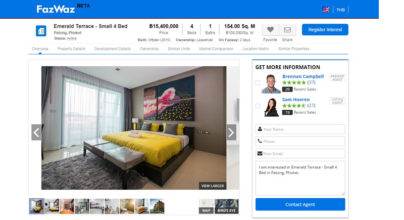 FazWaz.com aims to enable buyers to make smart and educated decisions.