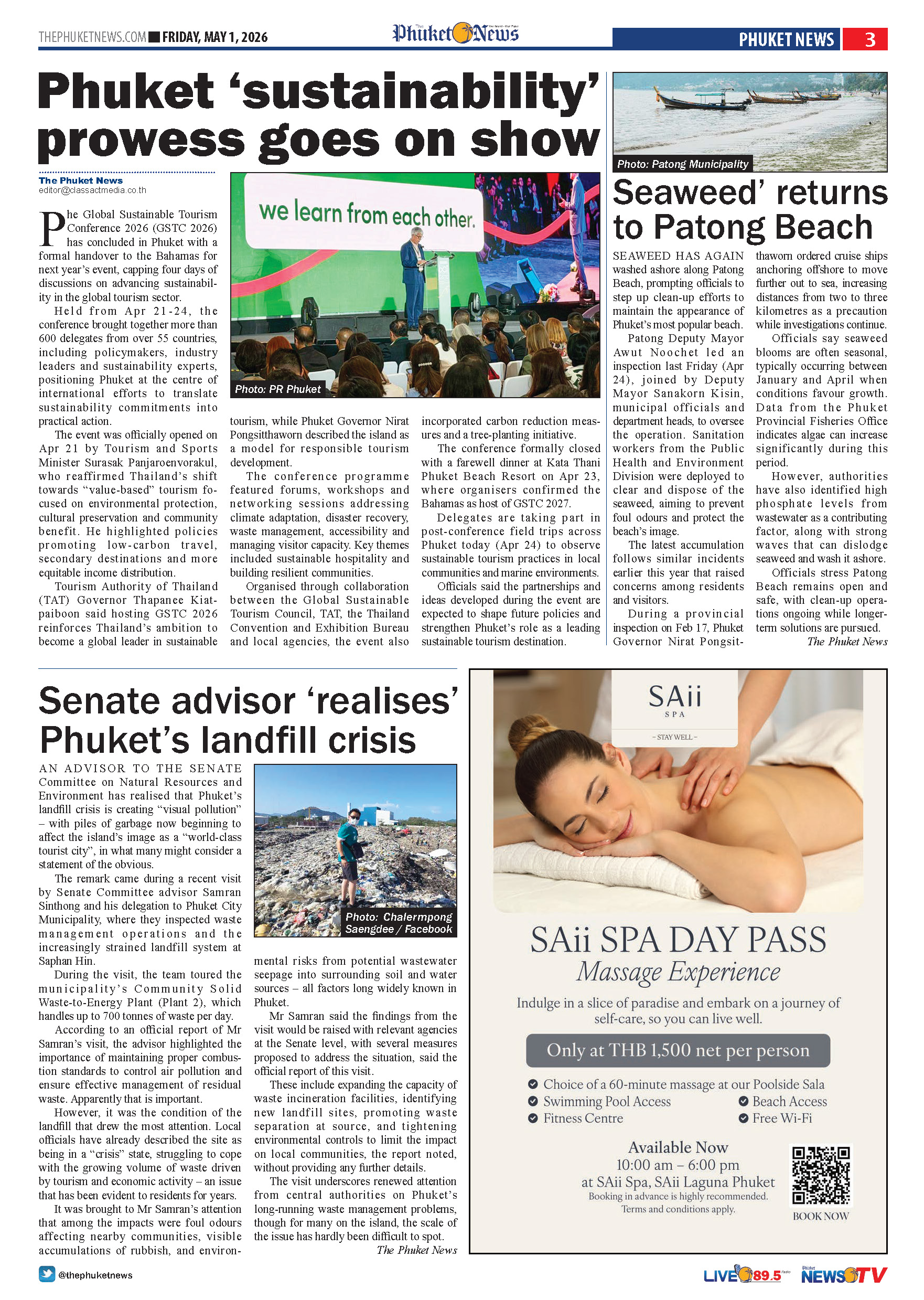Phuket Newspaper - 01-05-2026 Page 3