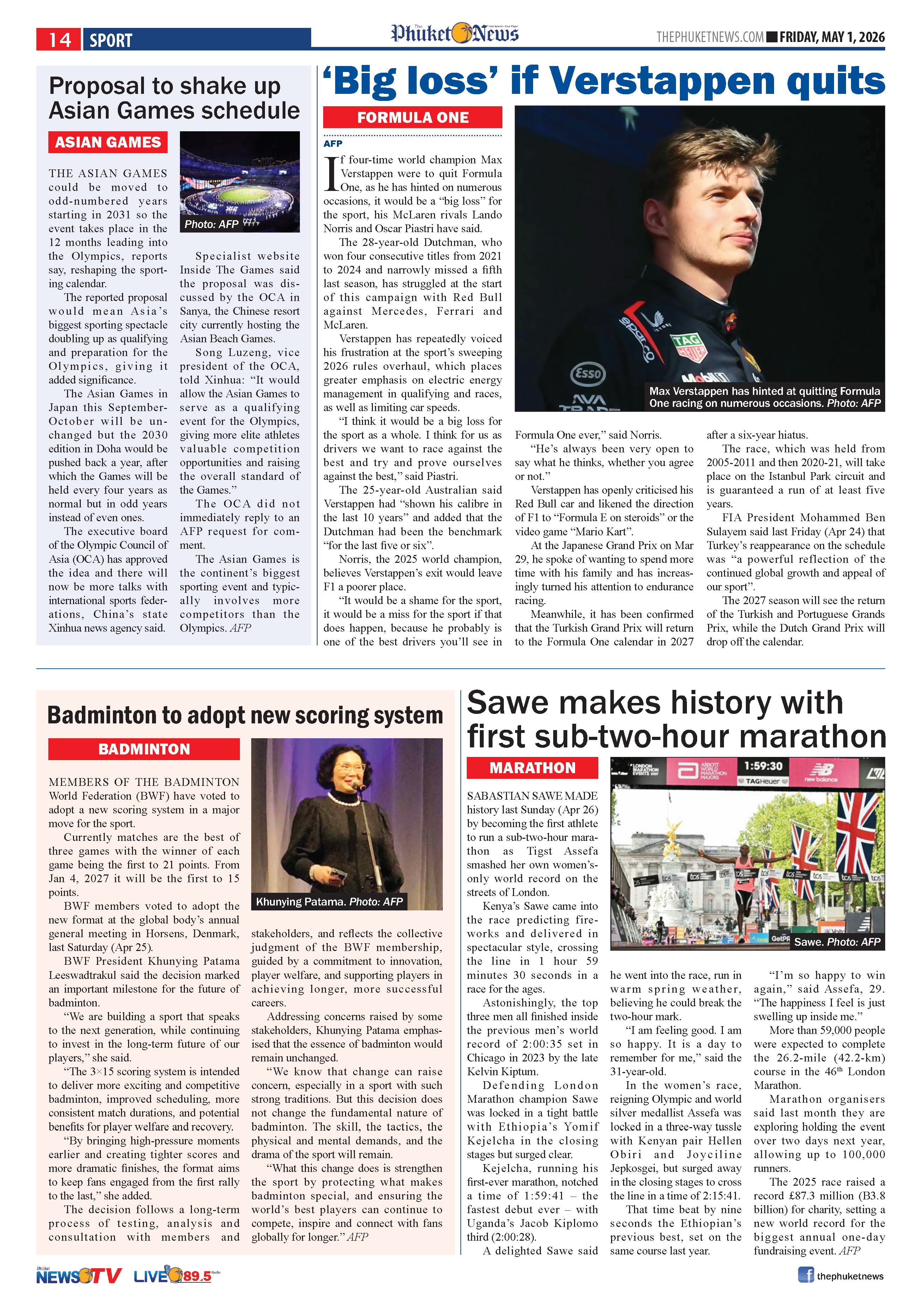Phuket Newspaper - 01-05-2026 Page 14