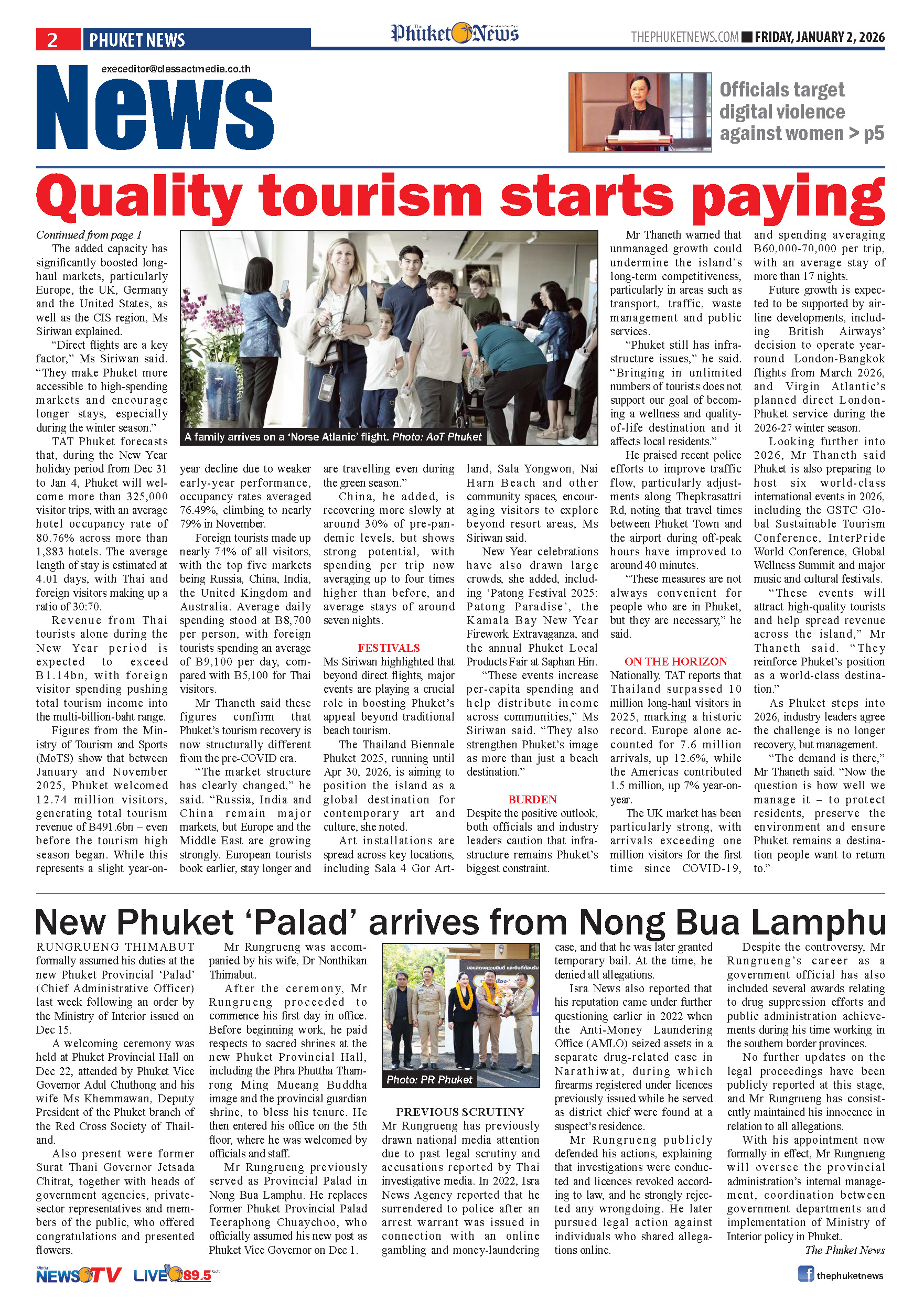 Phuket Newspaper - 02-01-2026 Page 2