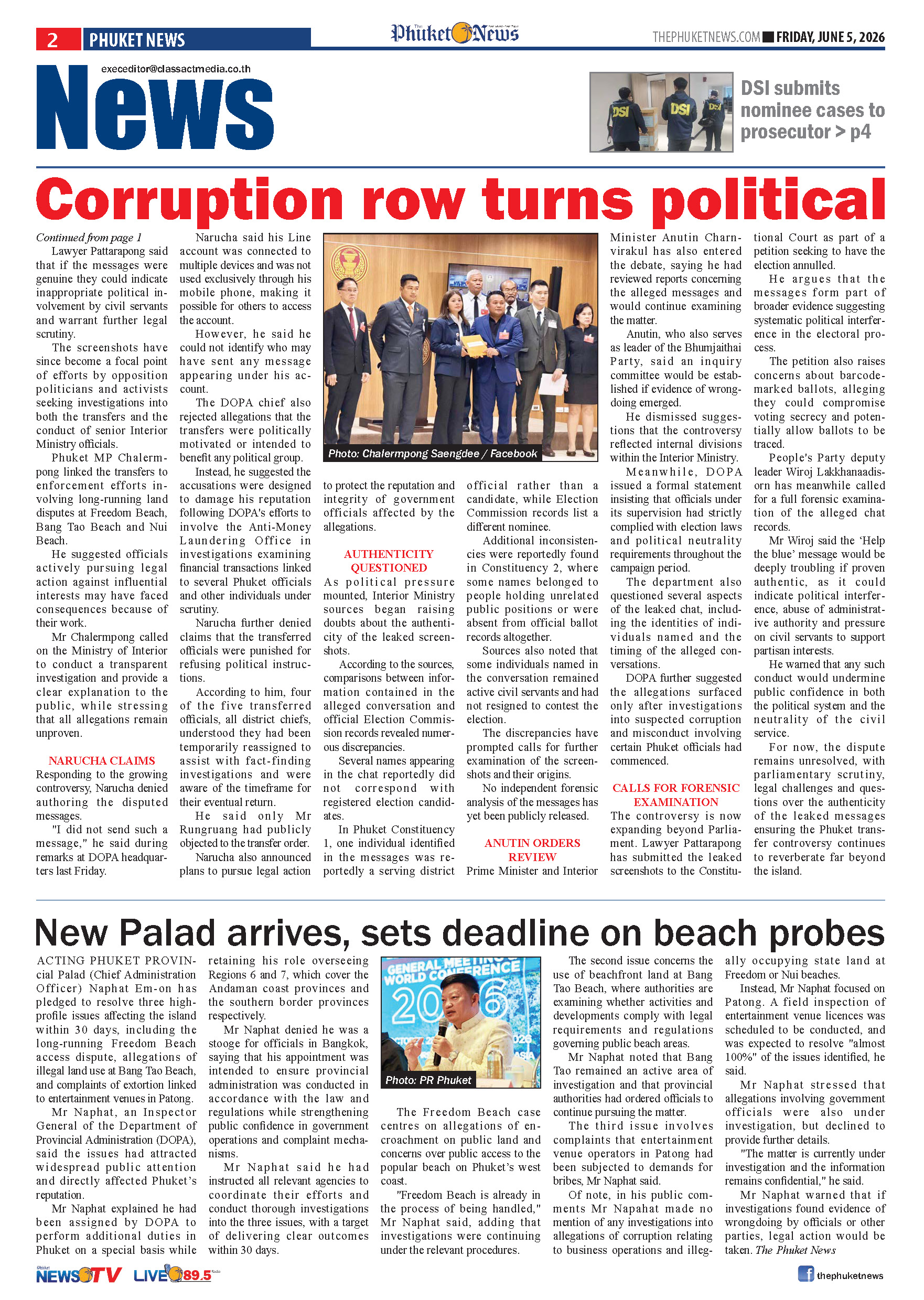 Phuket Newspaper - 05-06-2026 Page 2