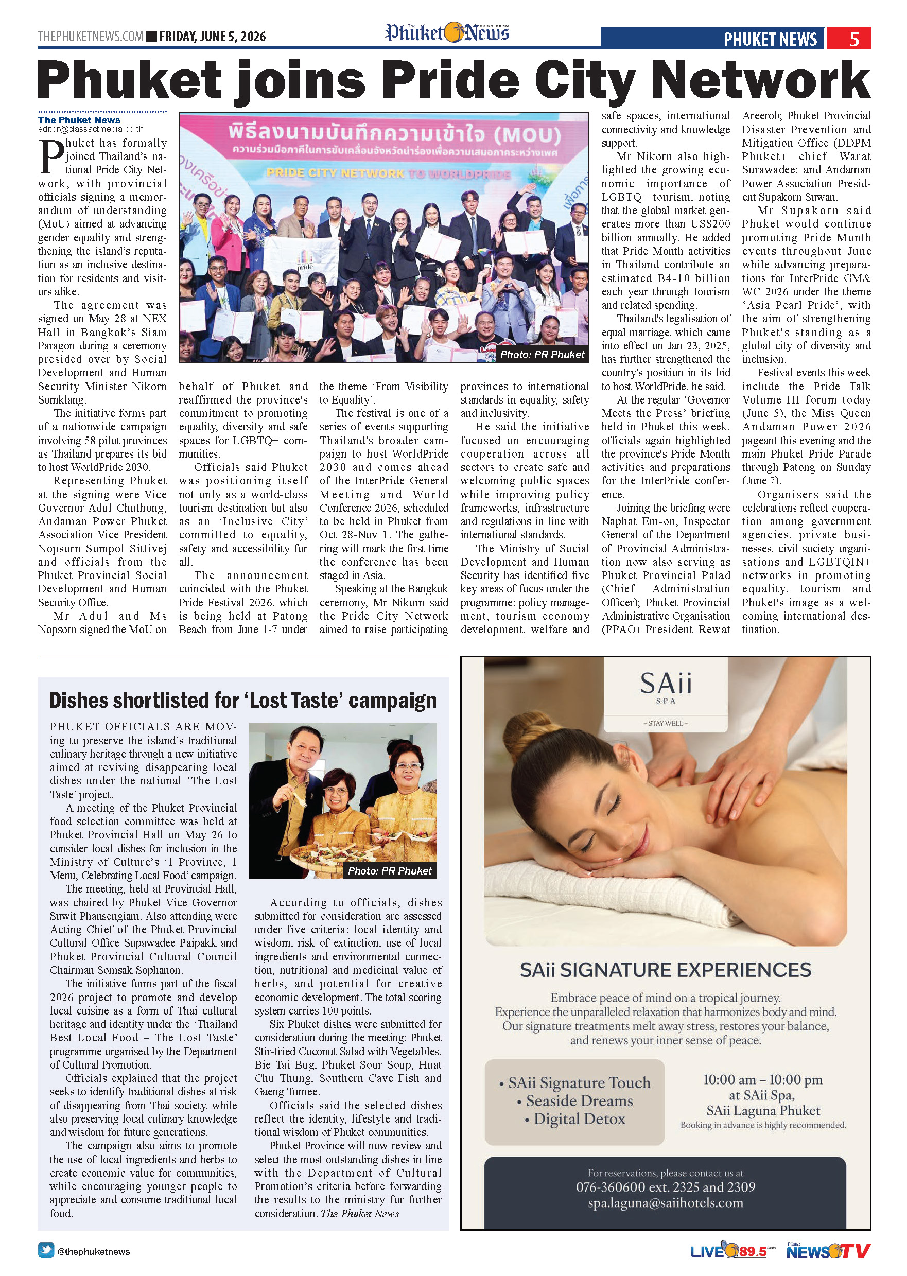 Phuket Newspaper - 05-06-2026 Page 5