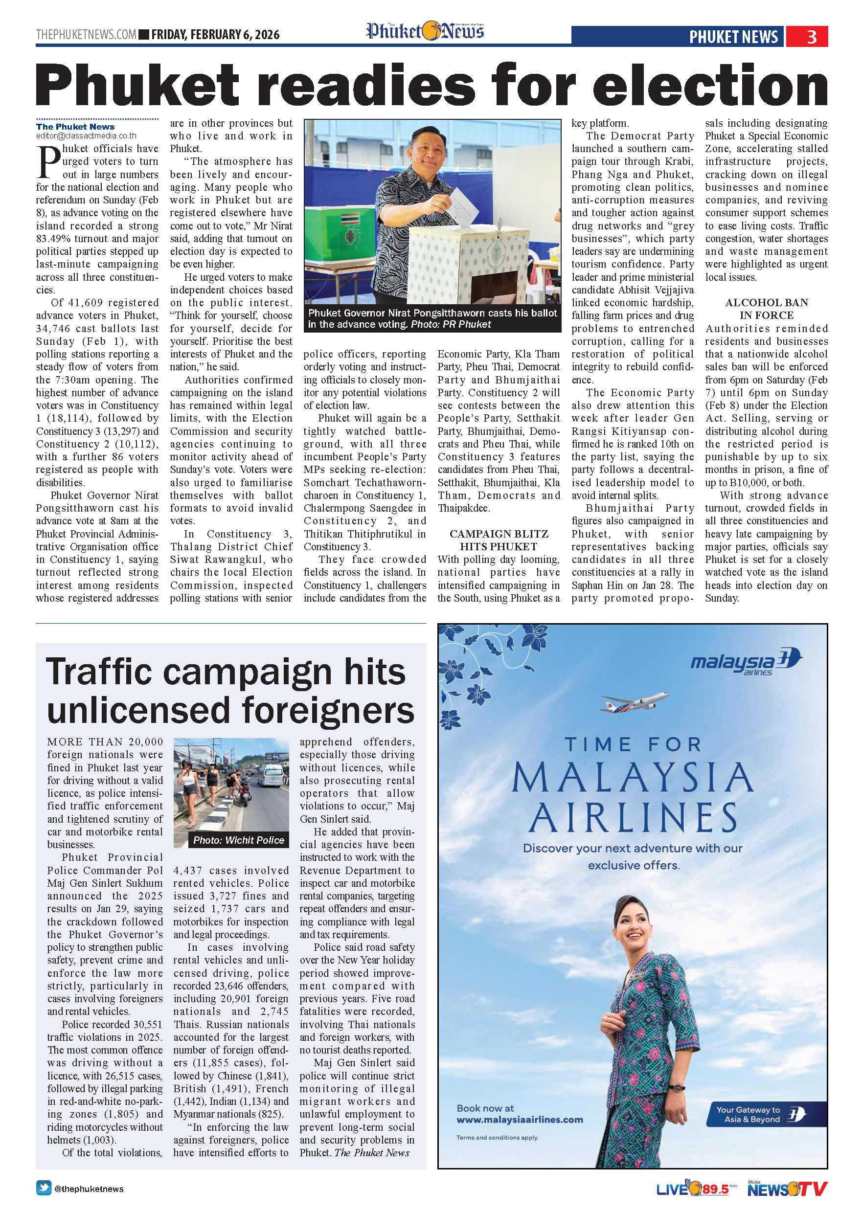 Phuket Newspaper - 06-02-2026 Page 3