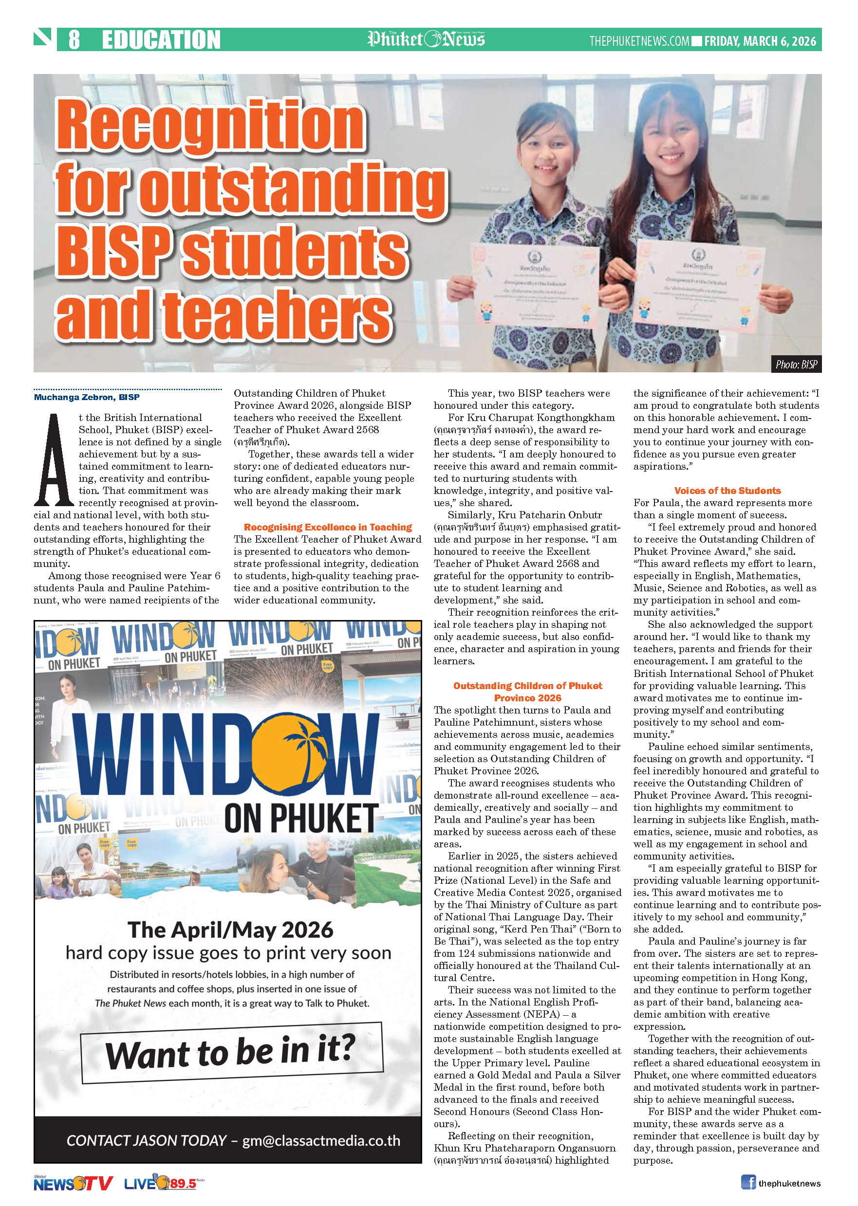 Phuket Newspaper - 06-03-2026 Page 8