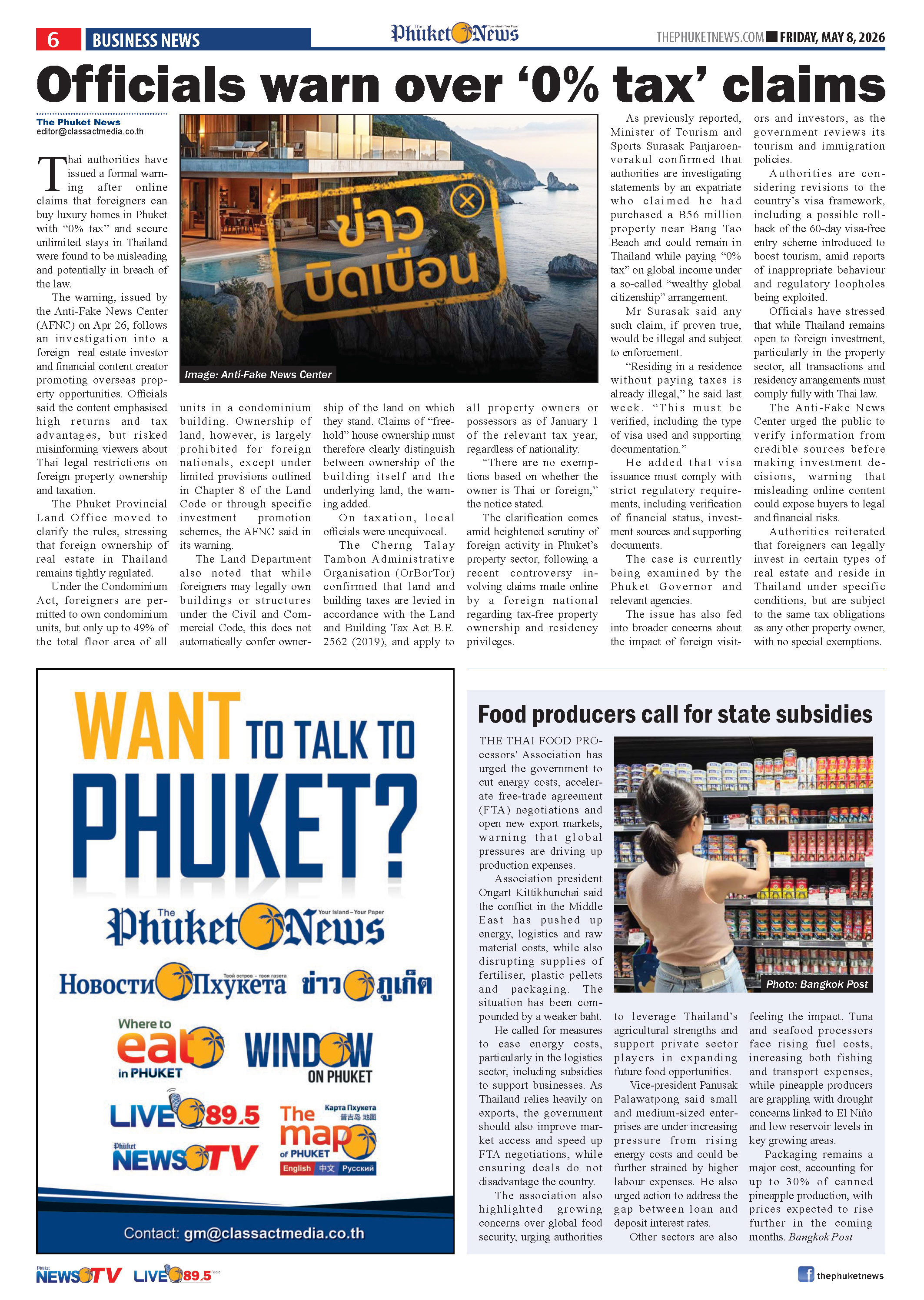 Phuket Newspaper - 08-05-2026 Page 6
