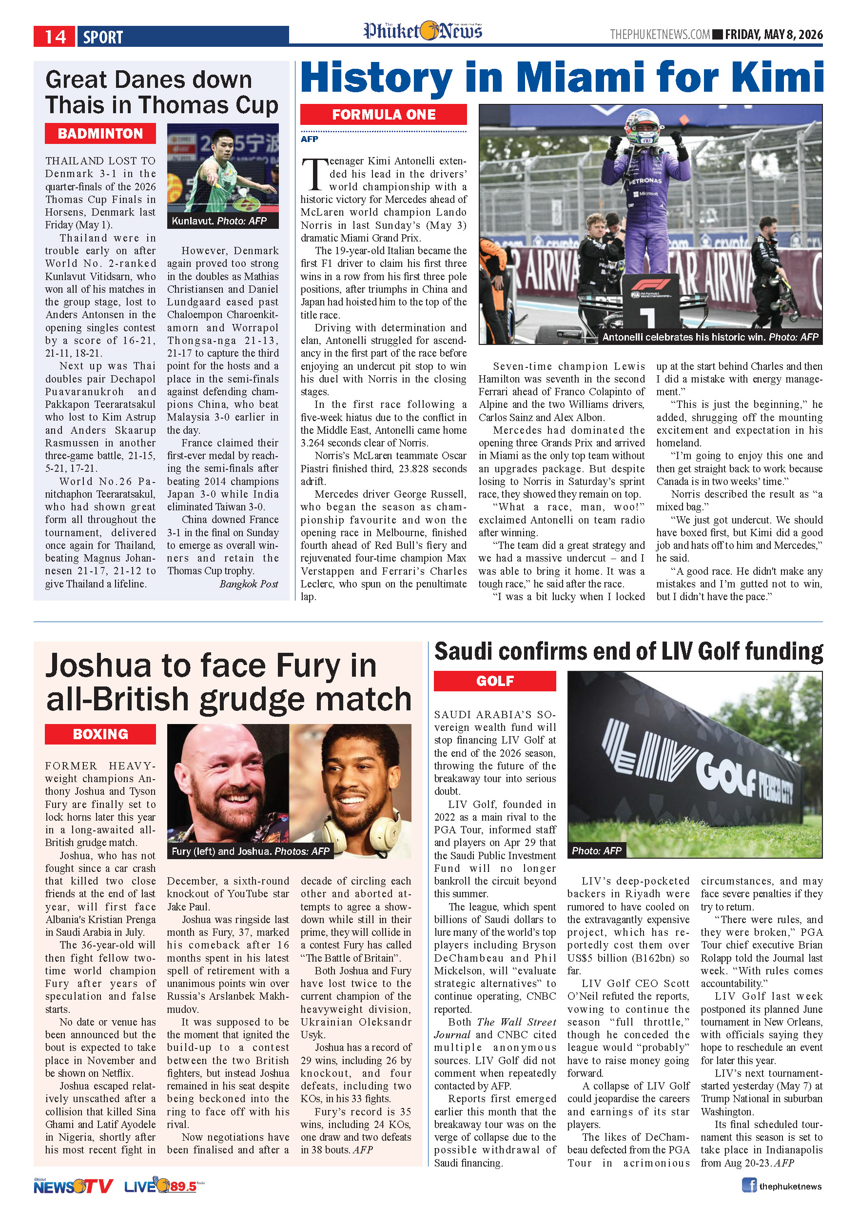 Phuket Newspaper - 08-05-2026 Page 14