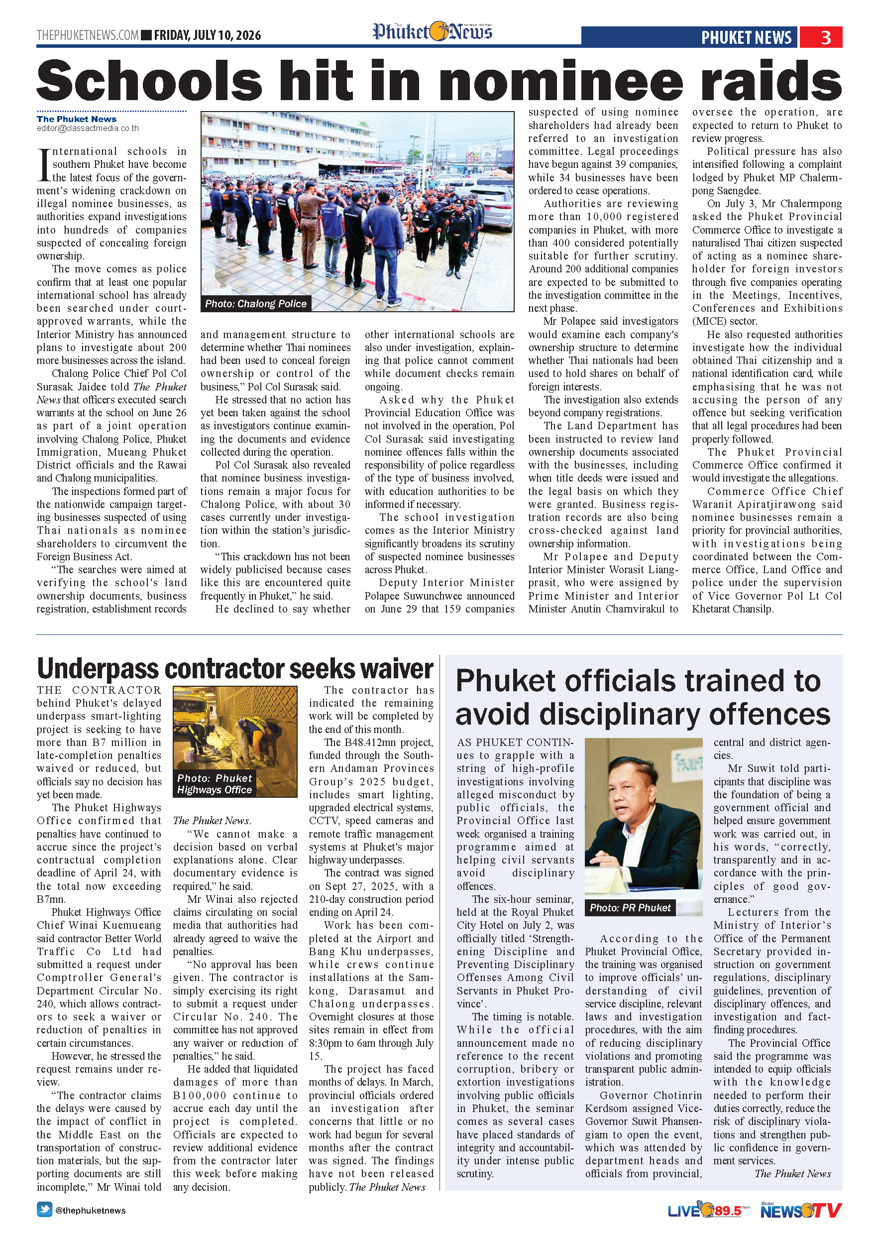 Phuket Newspaper - 10-07-2026 Page 3
