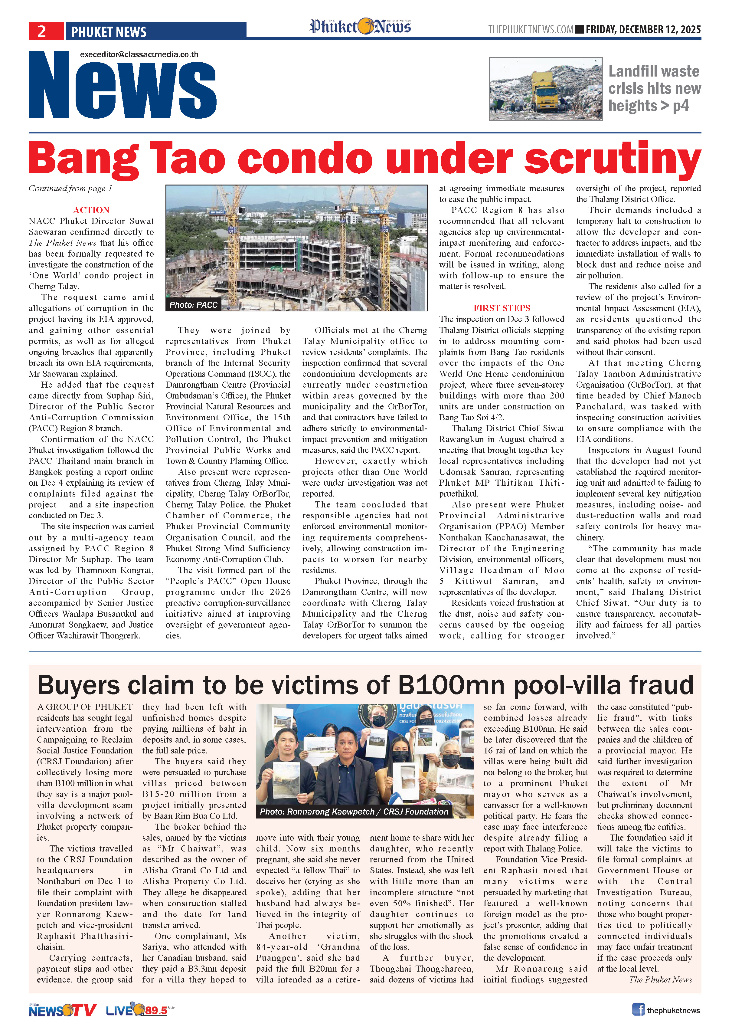 Phuket Newspaper - 12-12-2025 Page 2