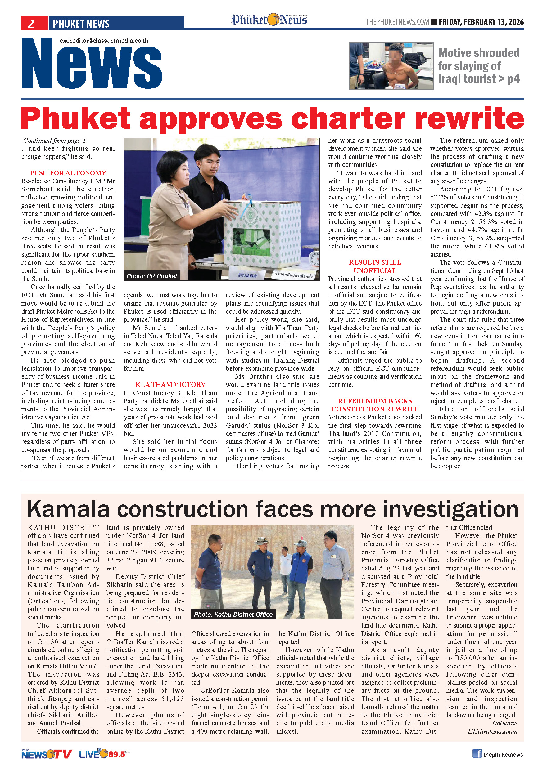Phuket Newspaper - 13-02-2026 Page 2