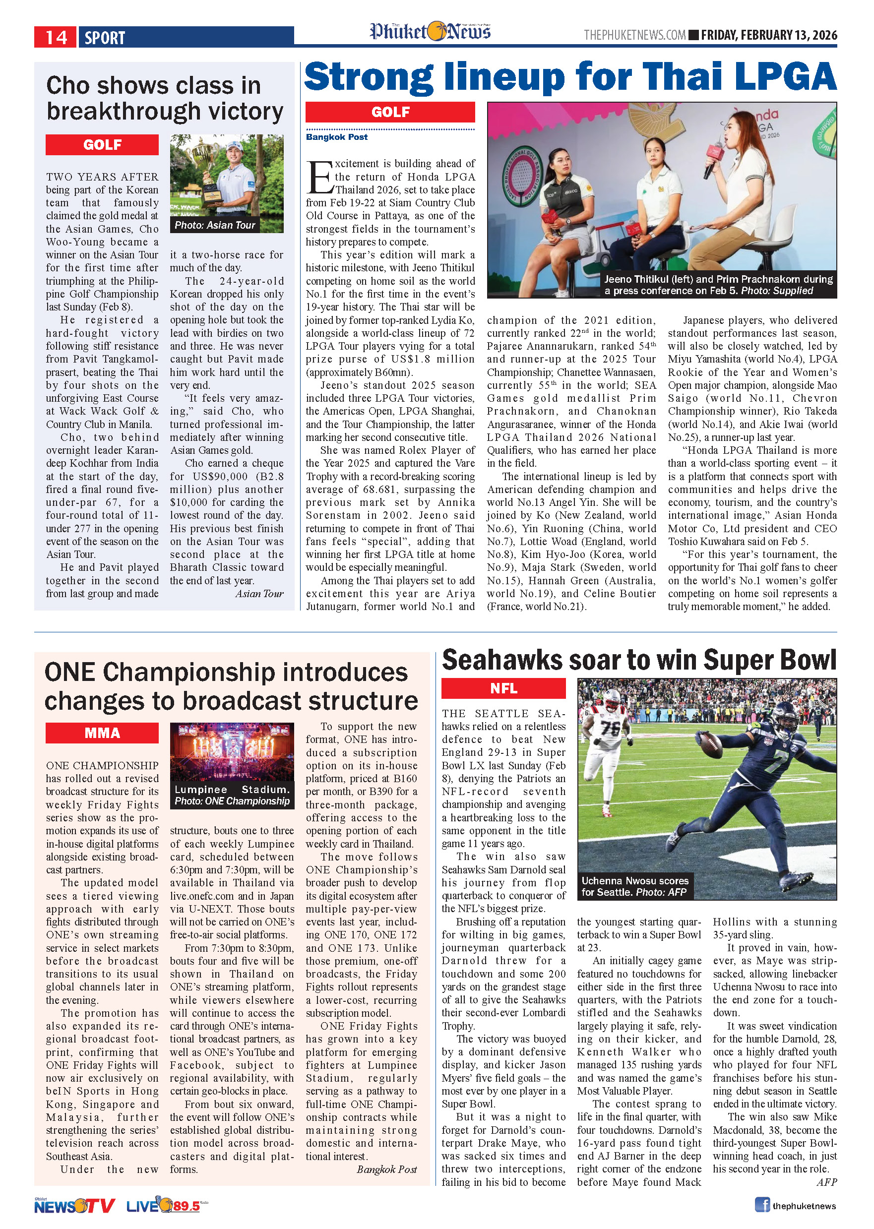 Phuket Newspaper - 13-02-2026 Page 14