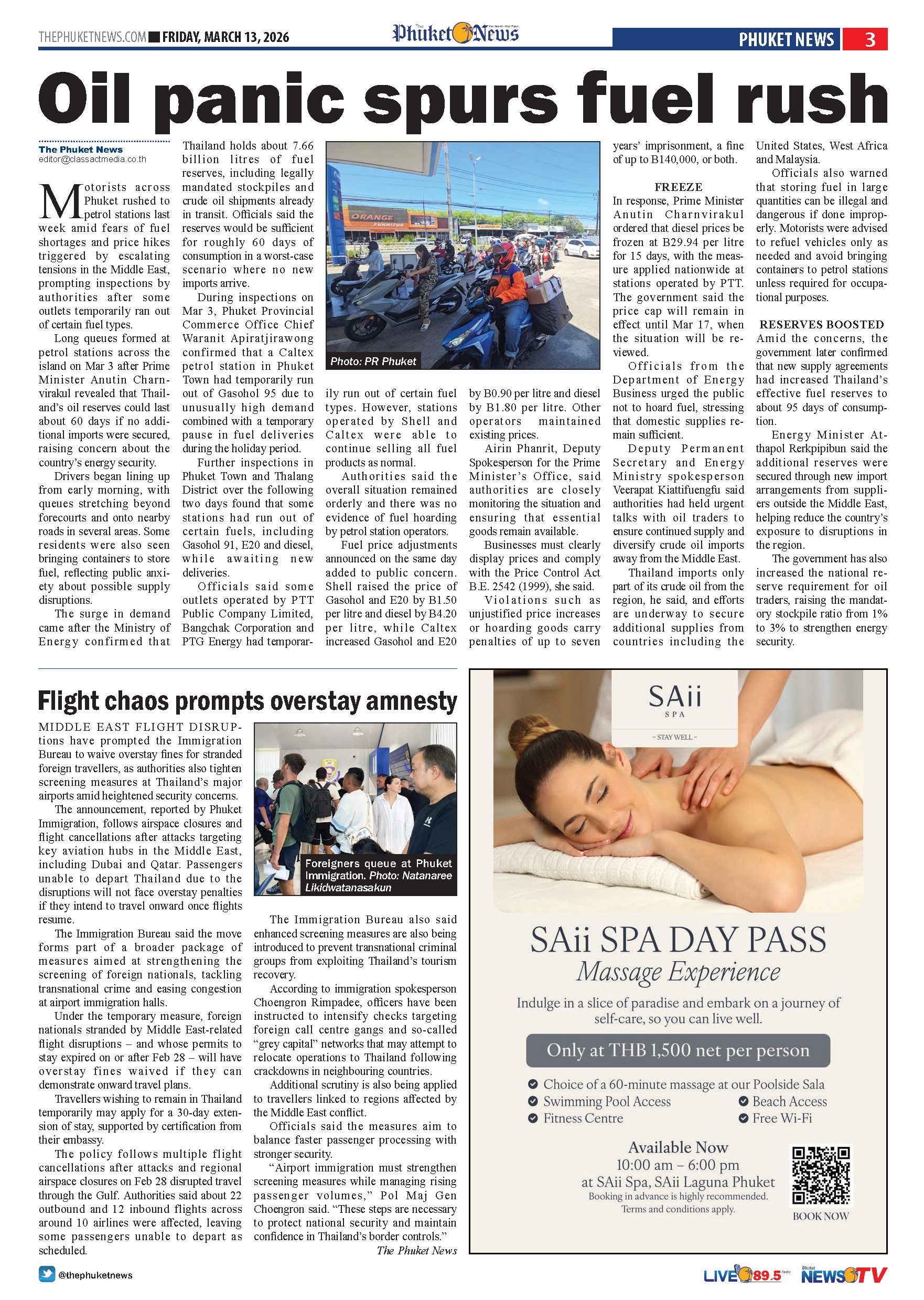 Phuket Newspaper - 13-03-2026 Page 3
