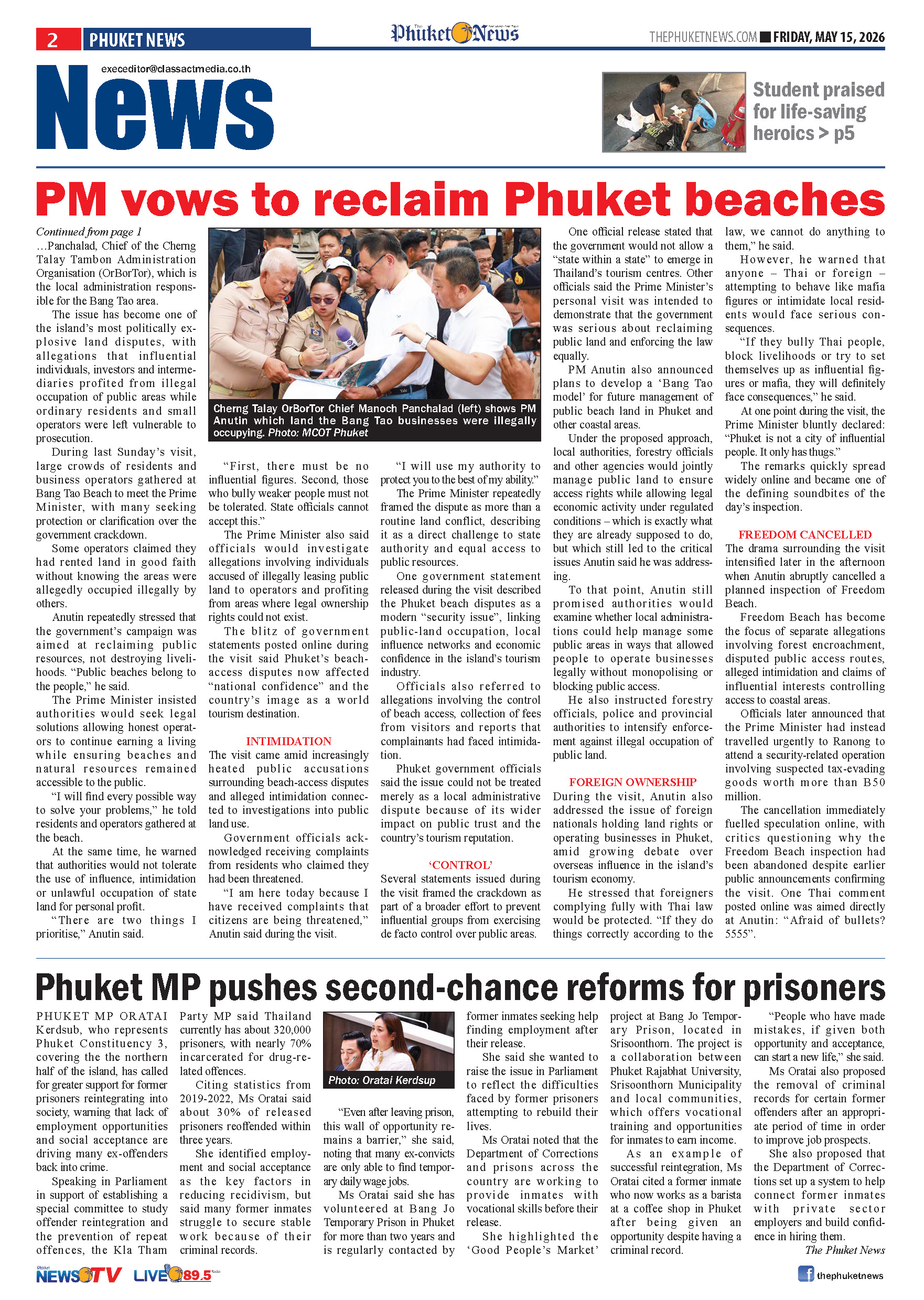 Phuket Newspaper - 15-05-2026 Page 2