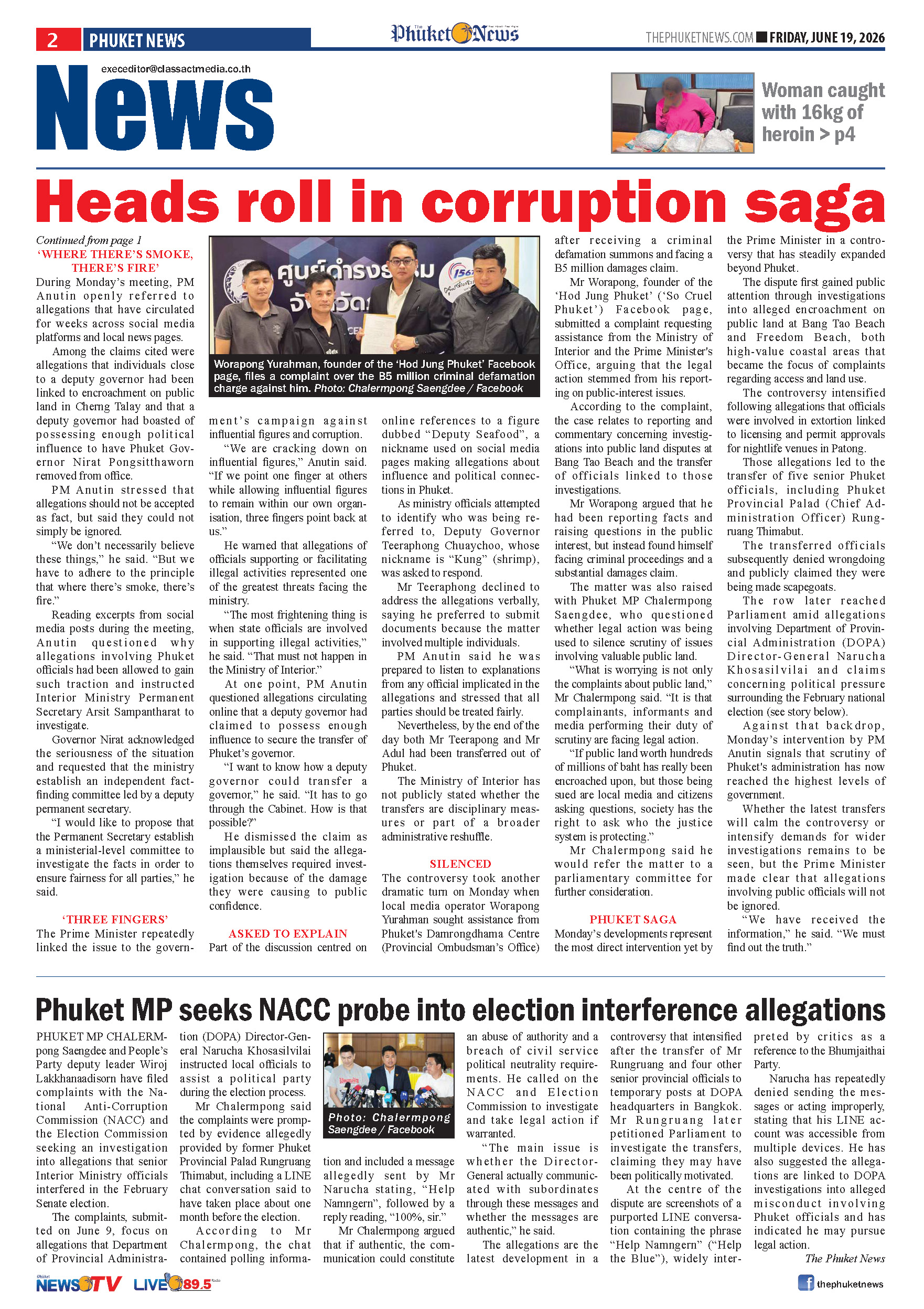 Phuket Newspaper - 19-06-2026 Page 2