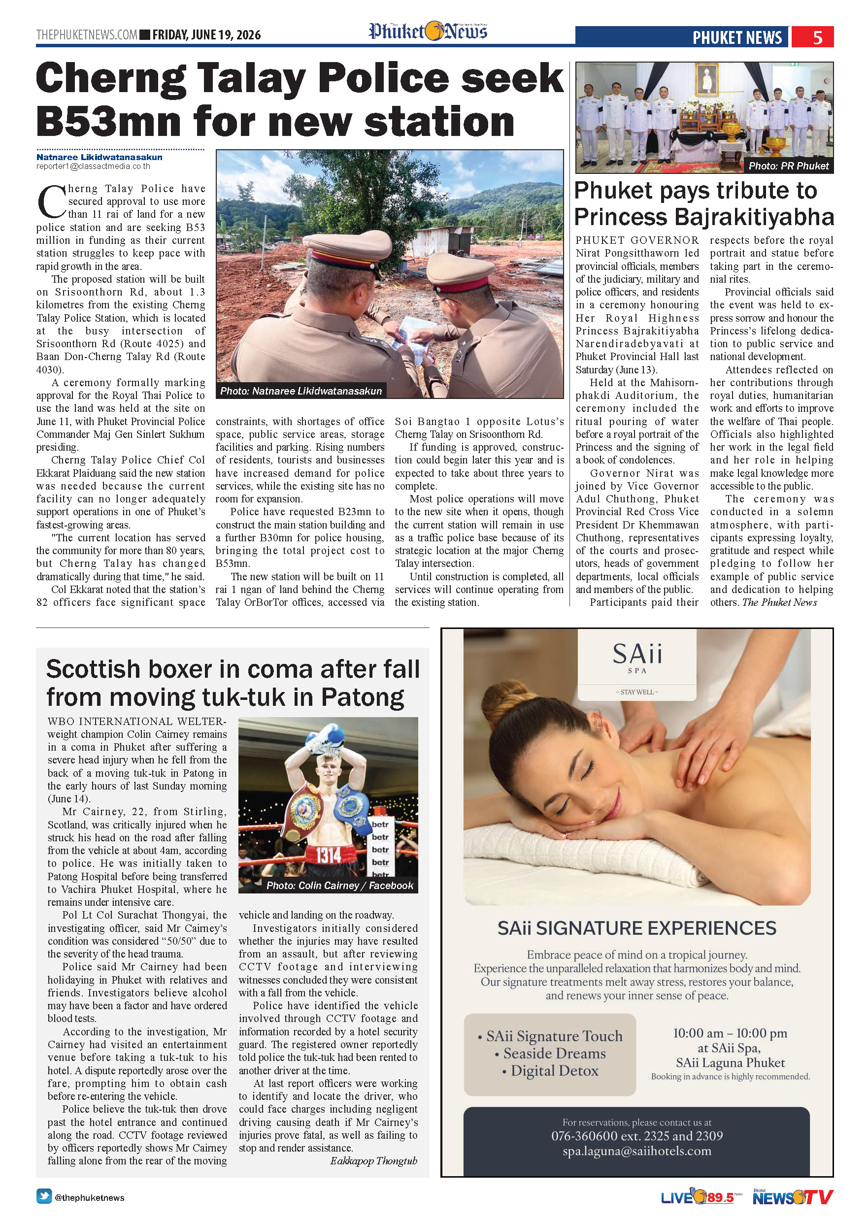 Phuket Newspaper - 19-06-2026 Page 5