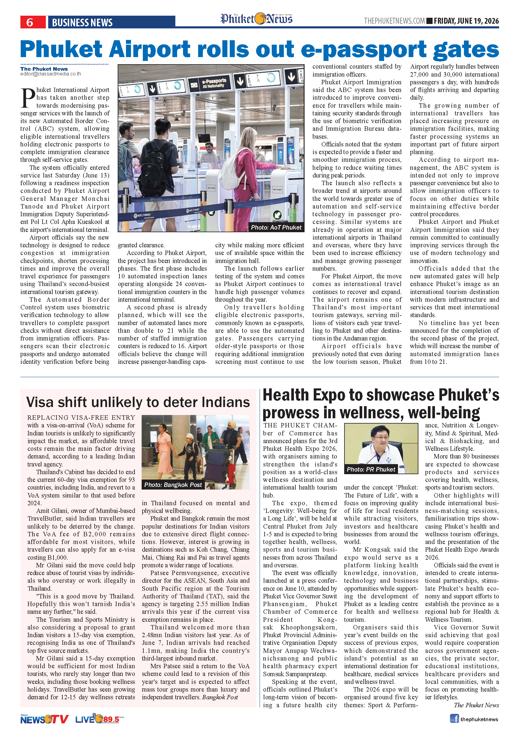 Phuket Newspaper - 19-06-2026 Page 6