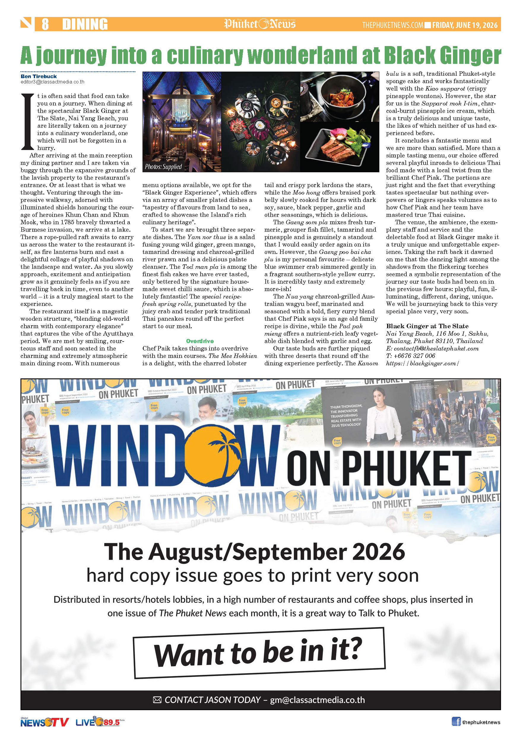 Phuket Newspaper - 19-06-2026 Page 8