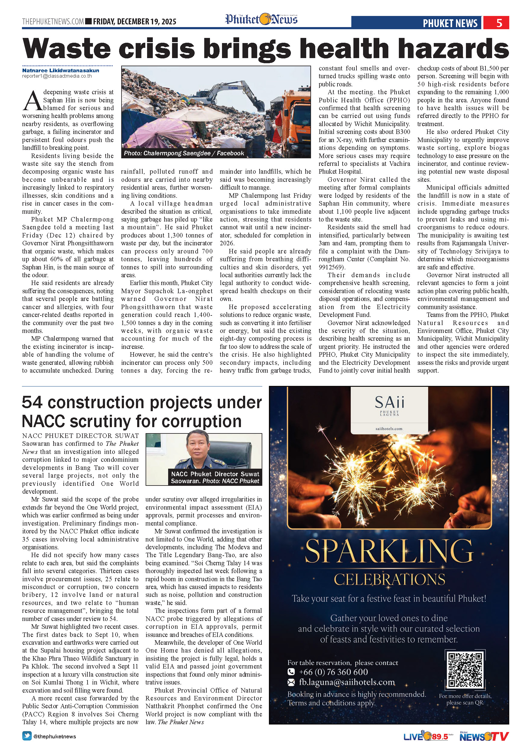 Phuket Newspaper - 19-12-2025 Page 5