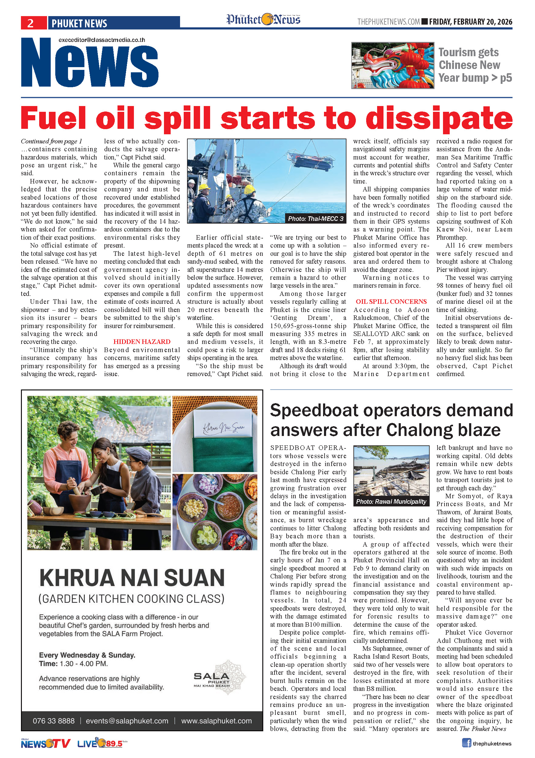 Phuket Newspaper - 20-02-2026 Page 2