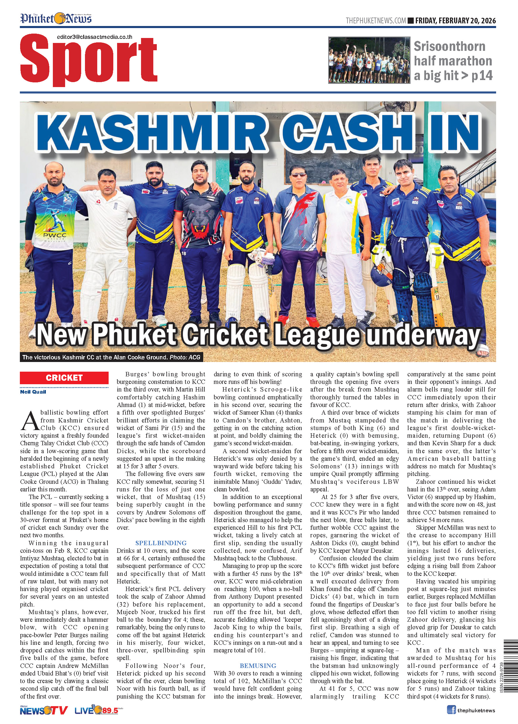 Phuket Newspaper - 20-02-2026 Page 16