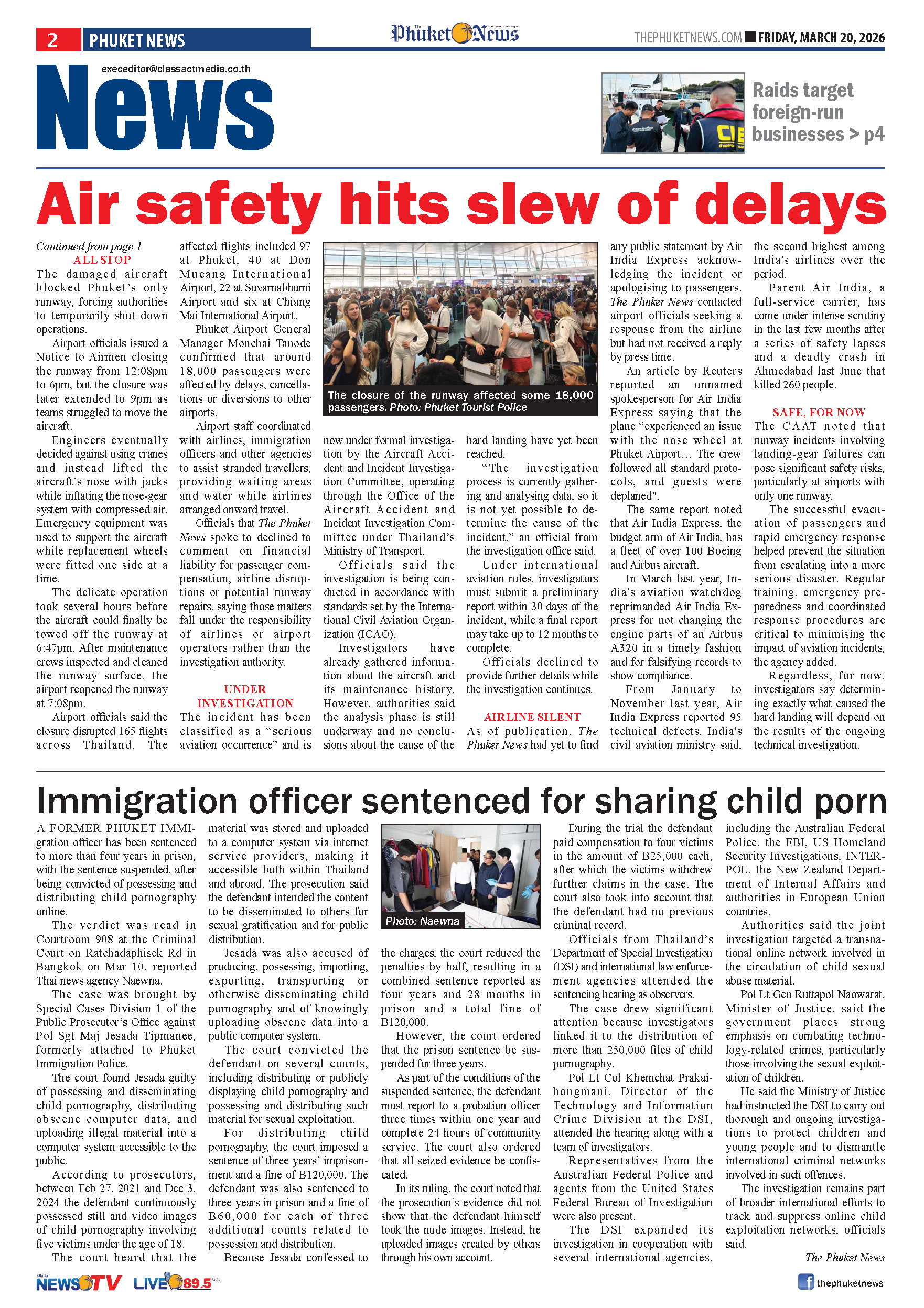 Phuket Newspaper - 20-03-2026 Page 2
