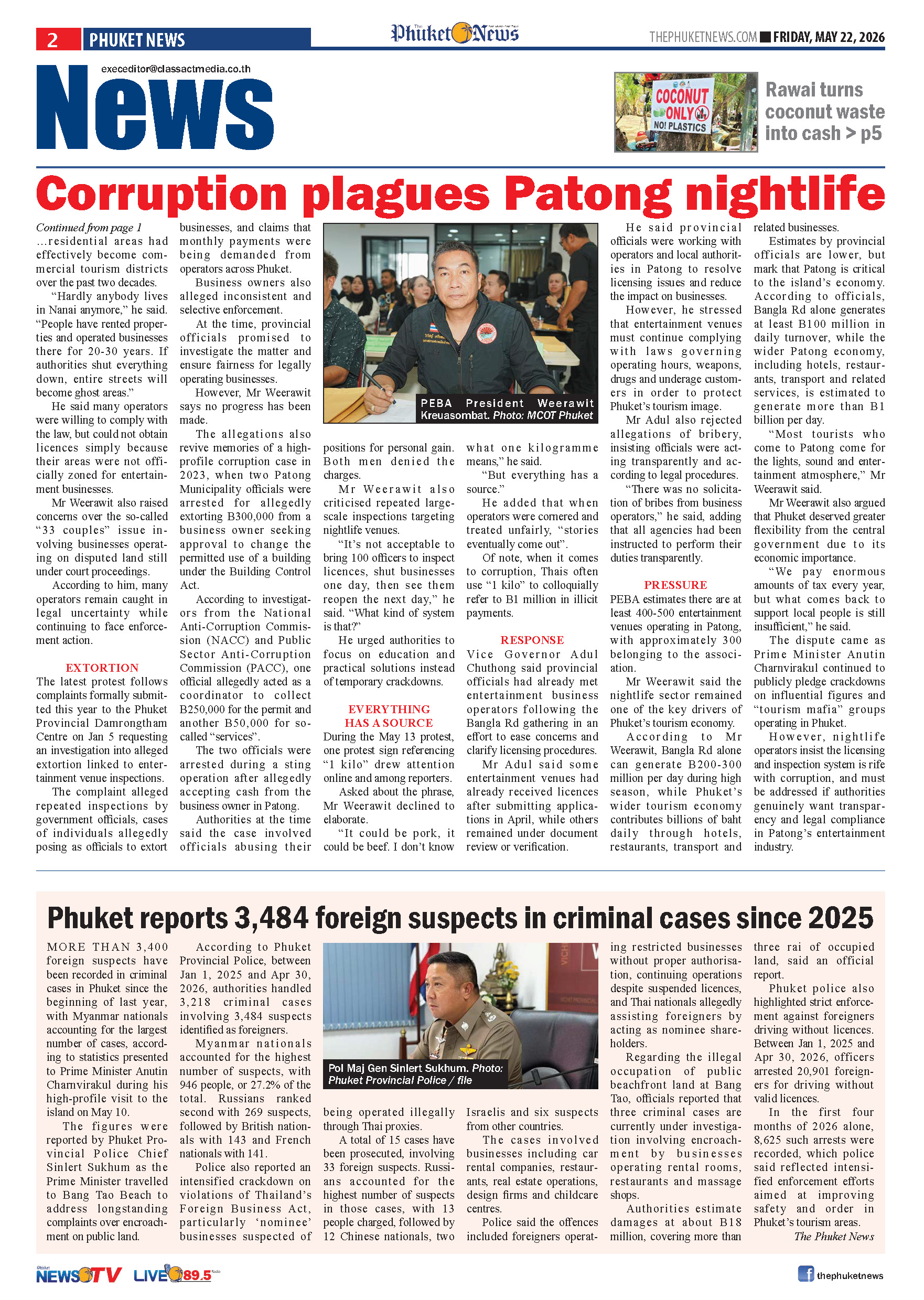 Phuket Newspaper - 22-05-2026 Page 2
