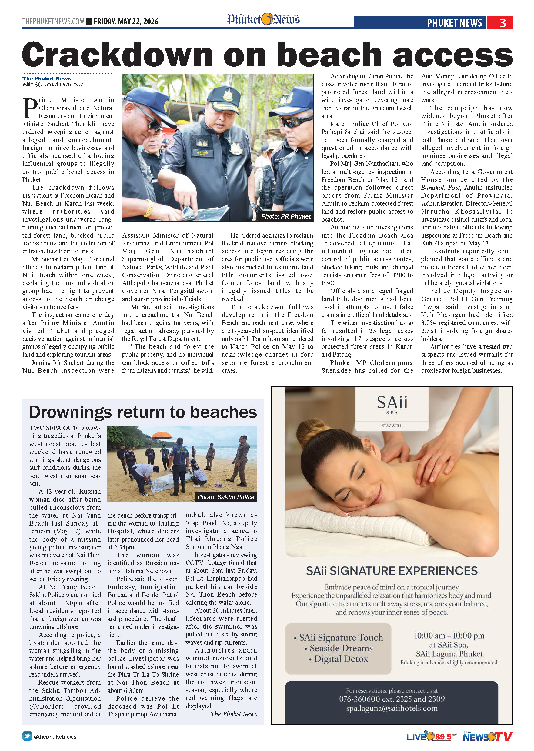 Phuket Newspaper - 22-05-2026 Page 3