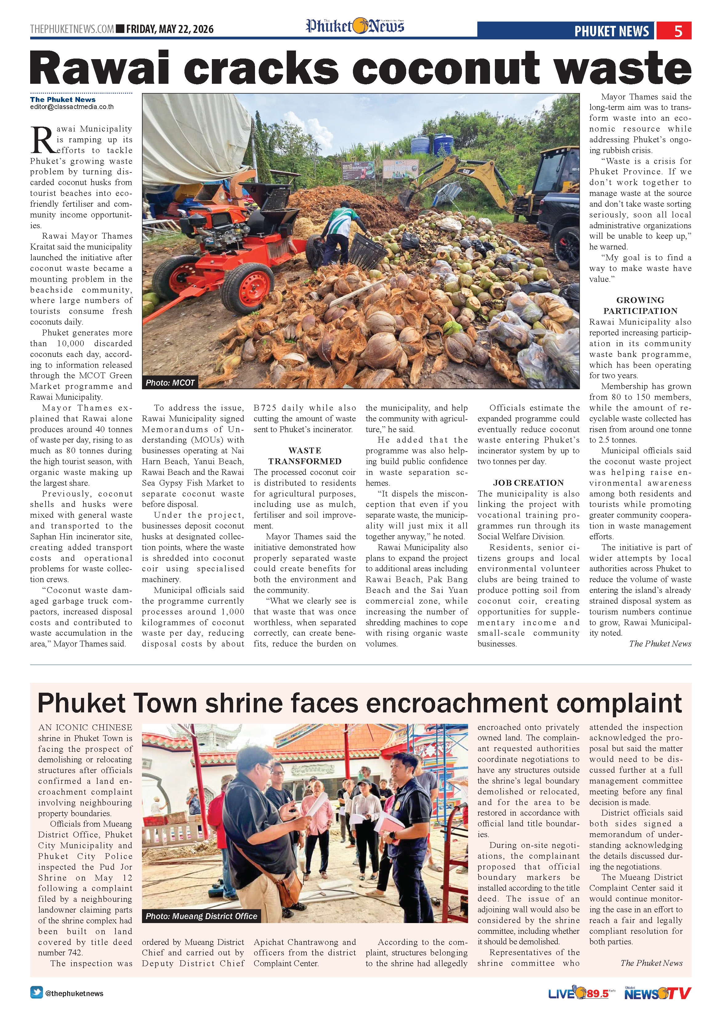 Phuket Newspaper - 22-05-2026 Page 5