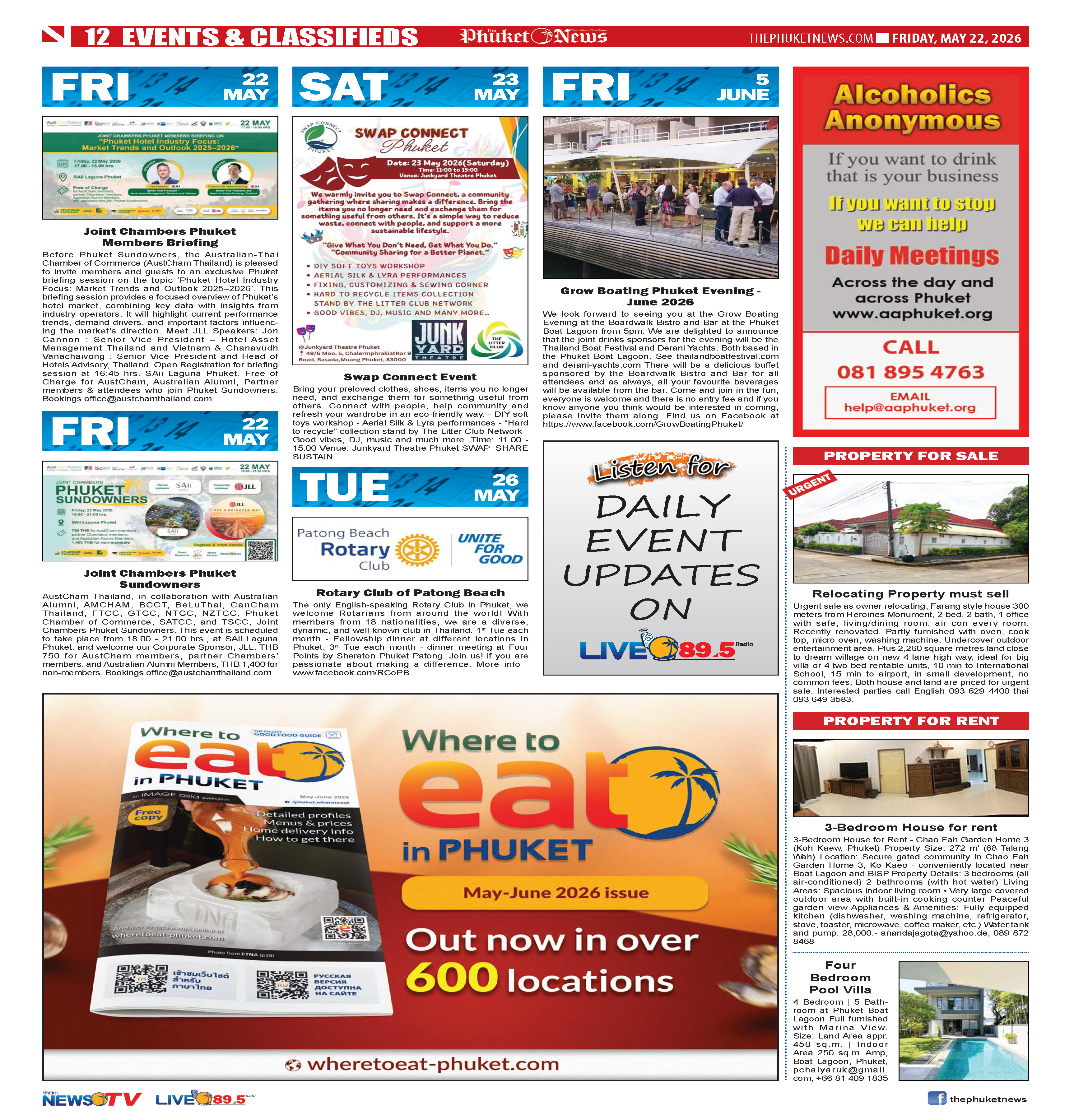 Phuket Newspaper - 22-05-2026 Page 12