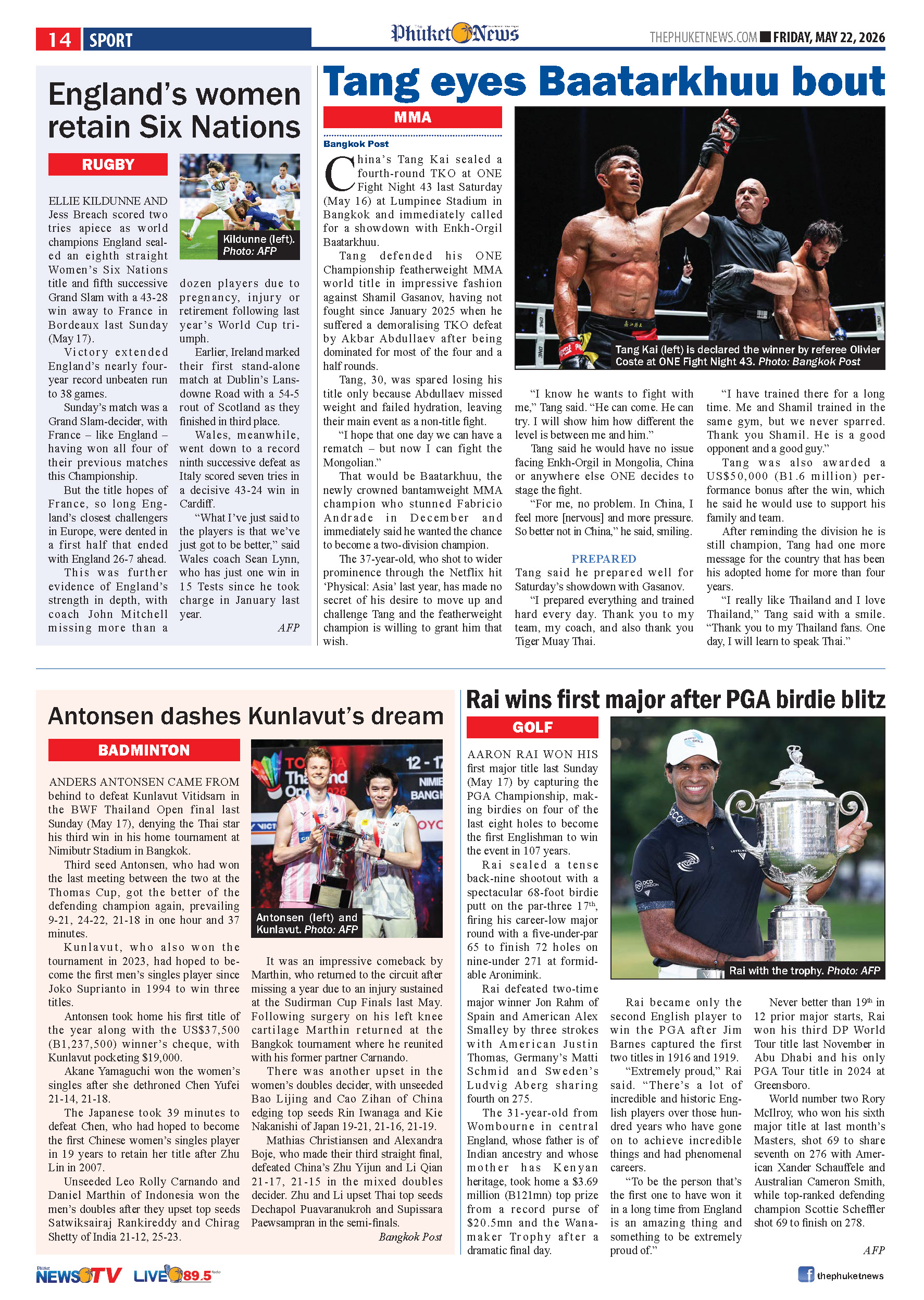 Phuket Newspaper - 22-05-2026 Page 14