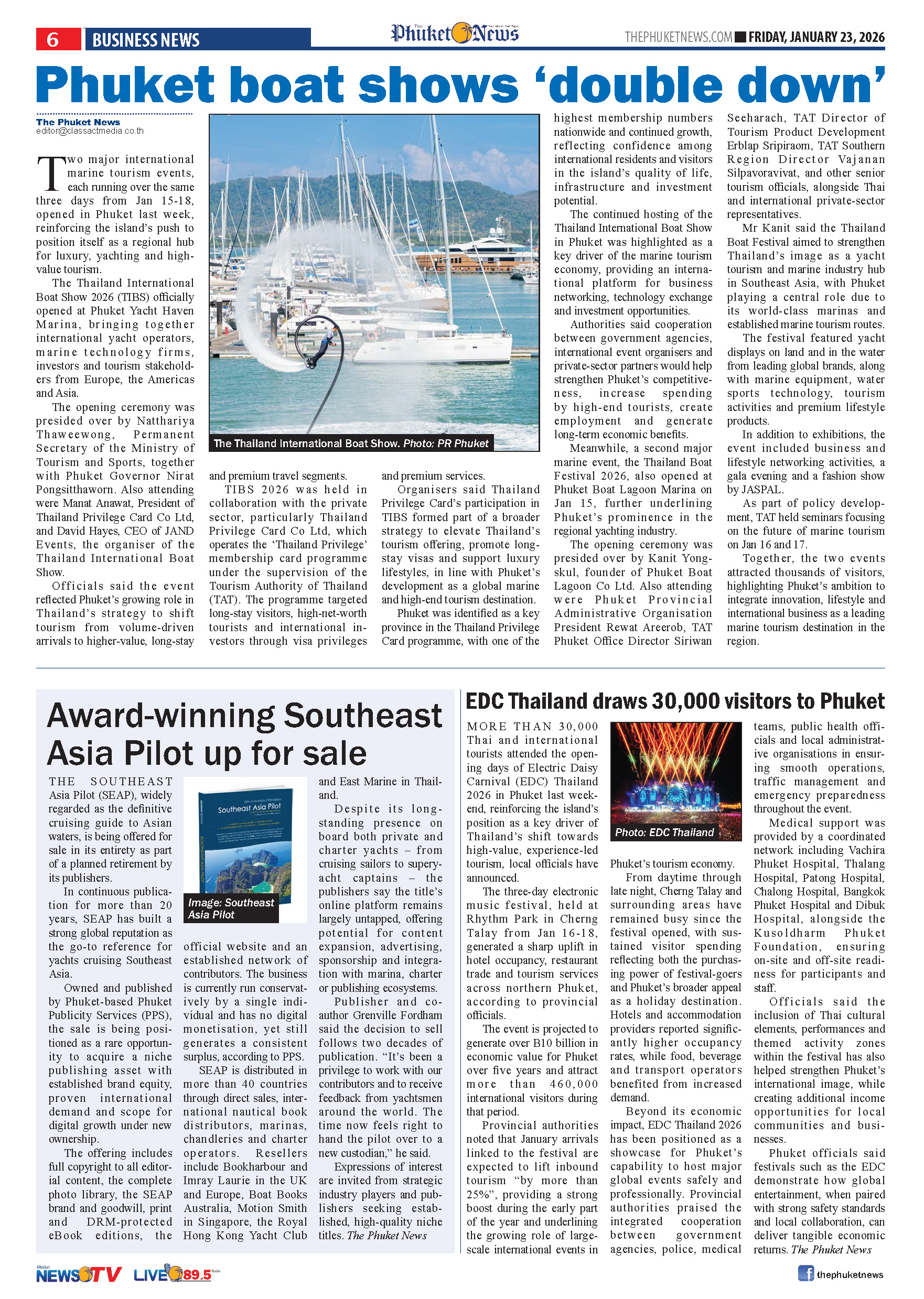 Phuket Newspaper - 23-01-2026 Page 6