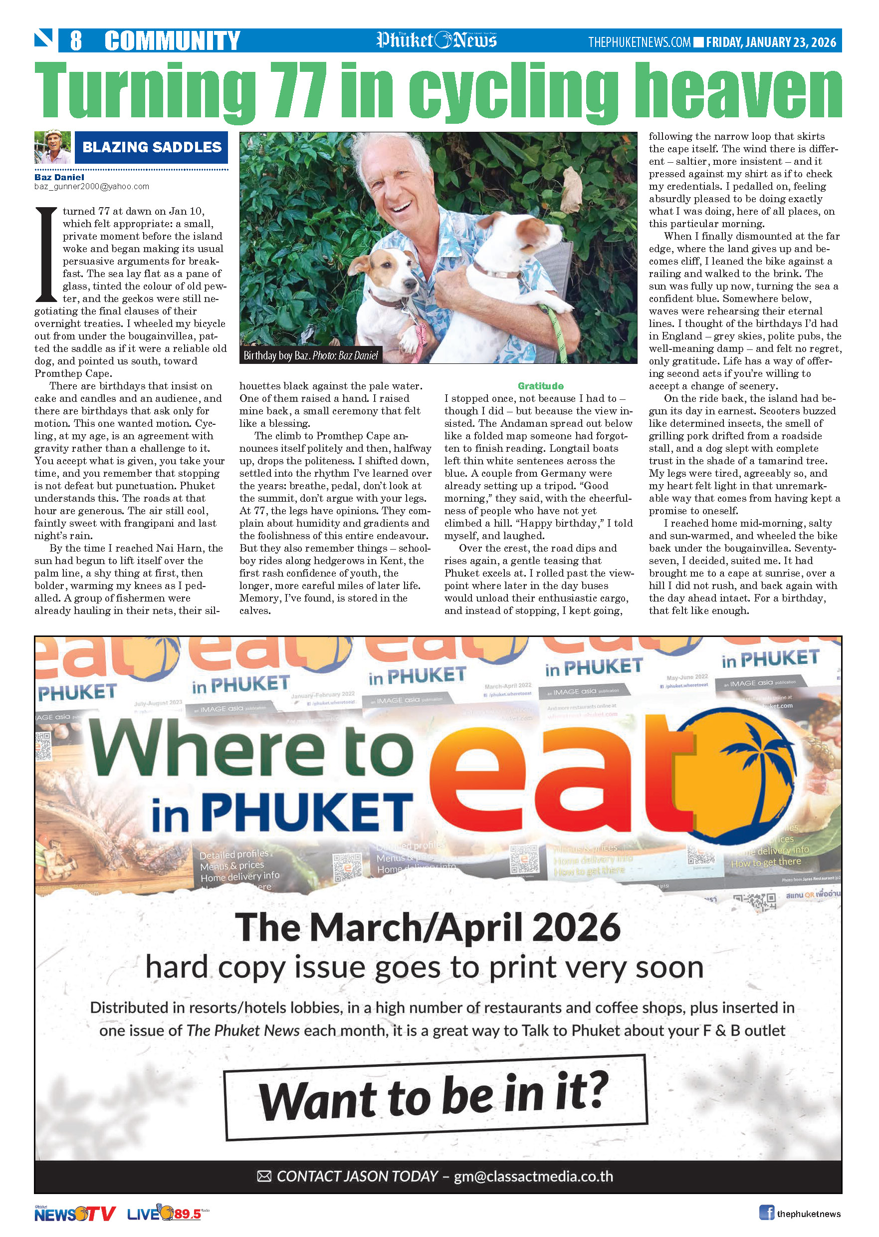 Phuket Newspaper - 23-01-2026 Page 8