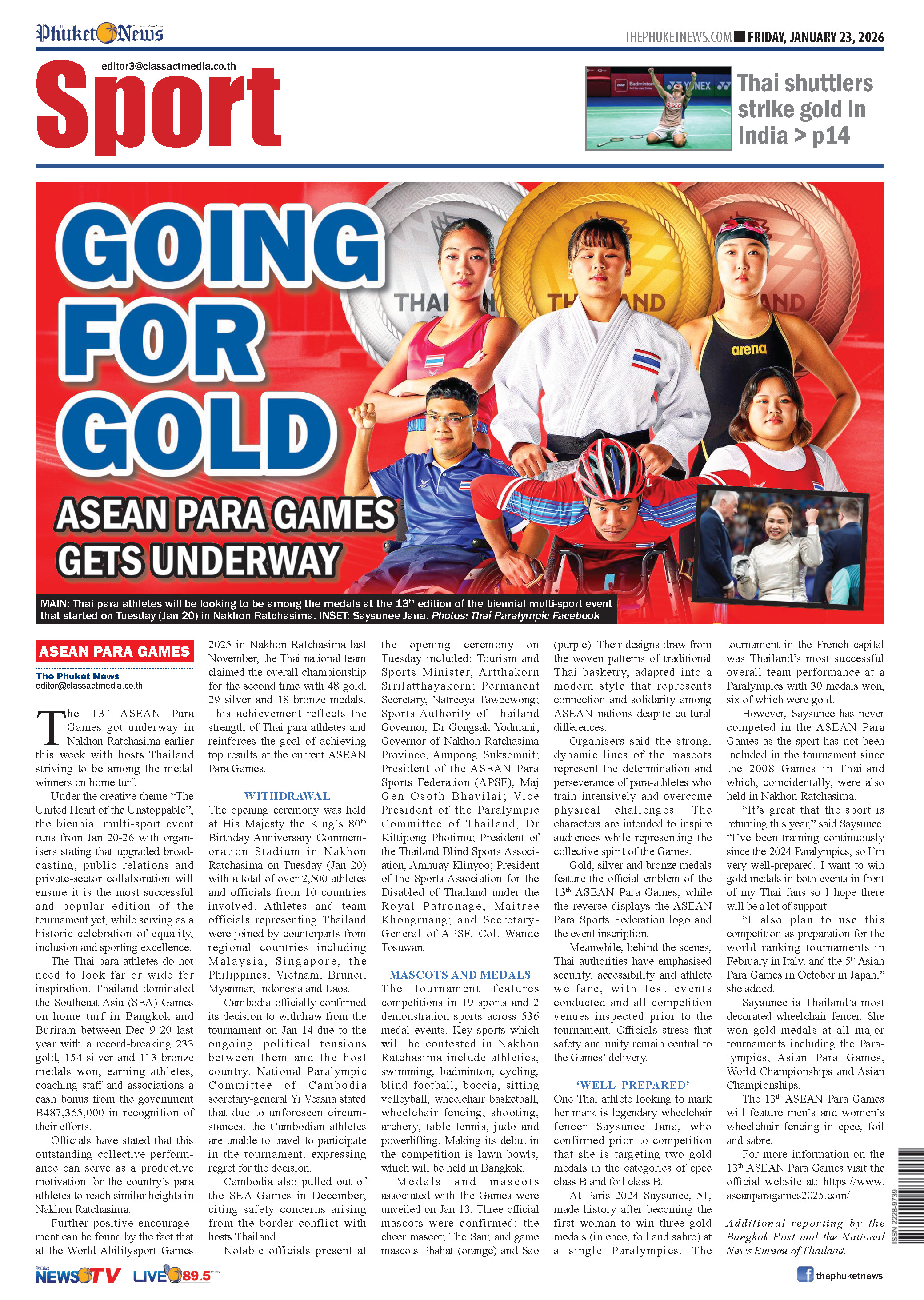 Phuket Newspaper - 23-01-2026 Page 16