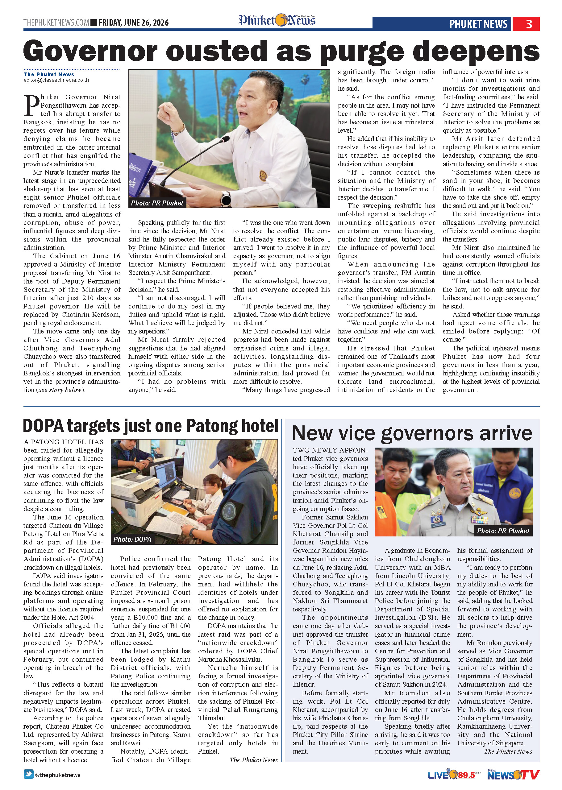 Phuket Newspaper - 26-06-2026 Page 3