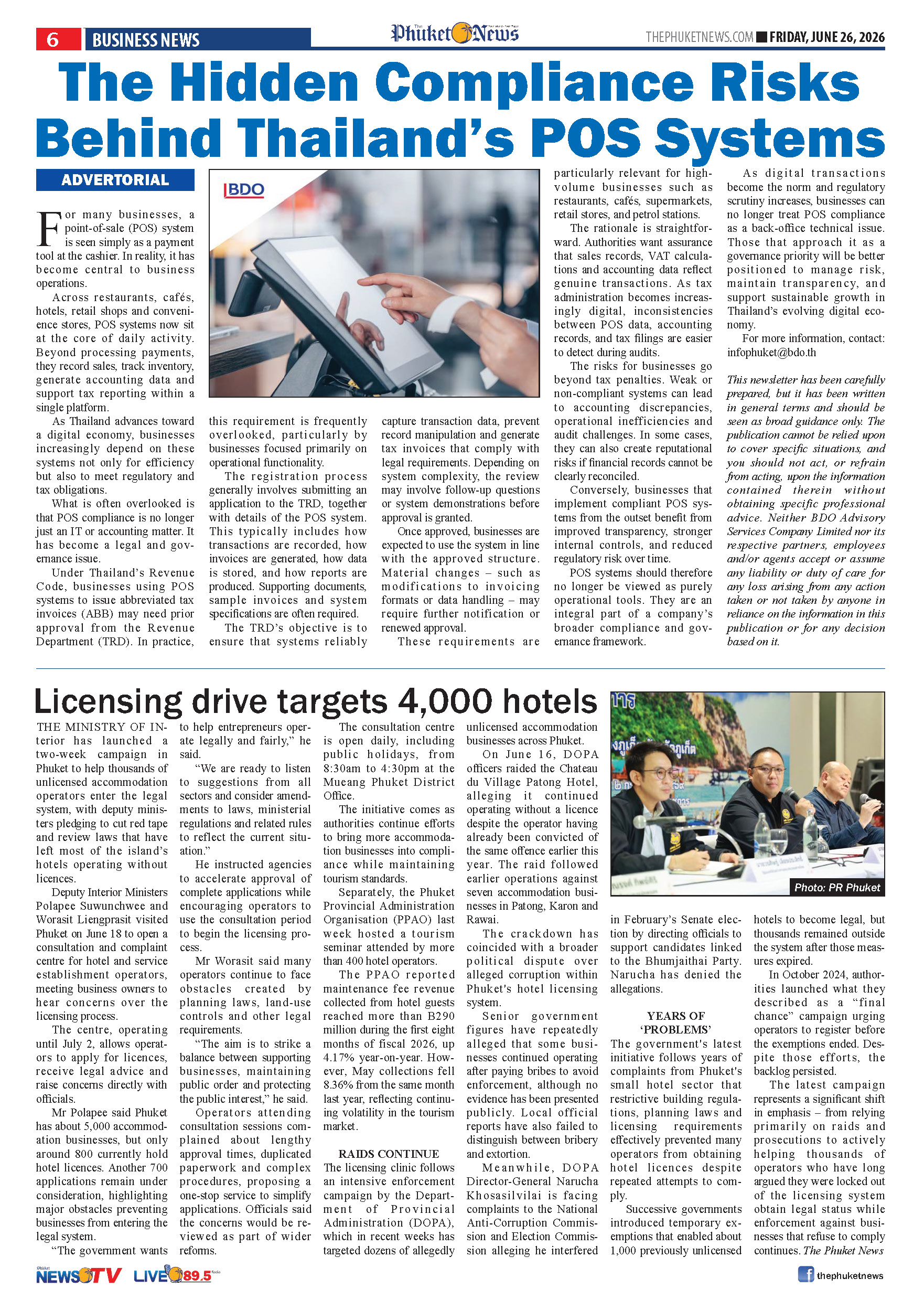 Phuket Newspaper - 26-06-2026 Page 6