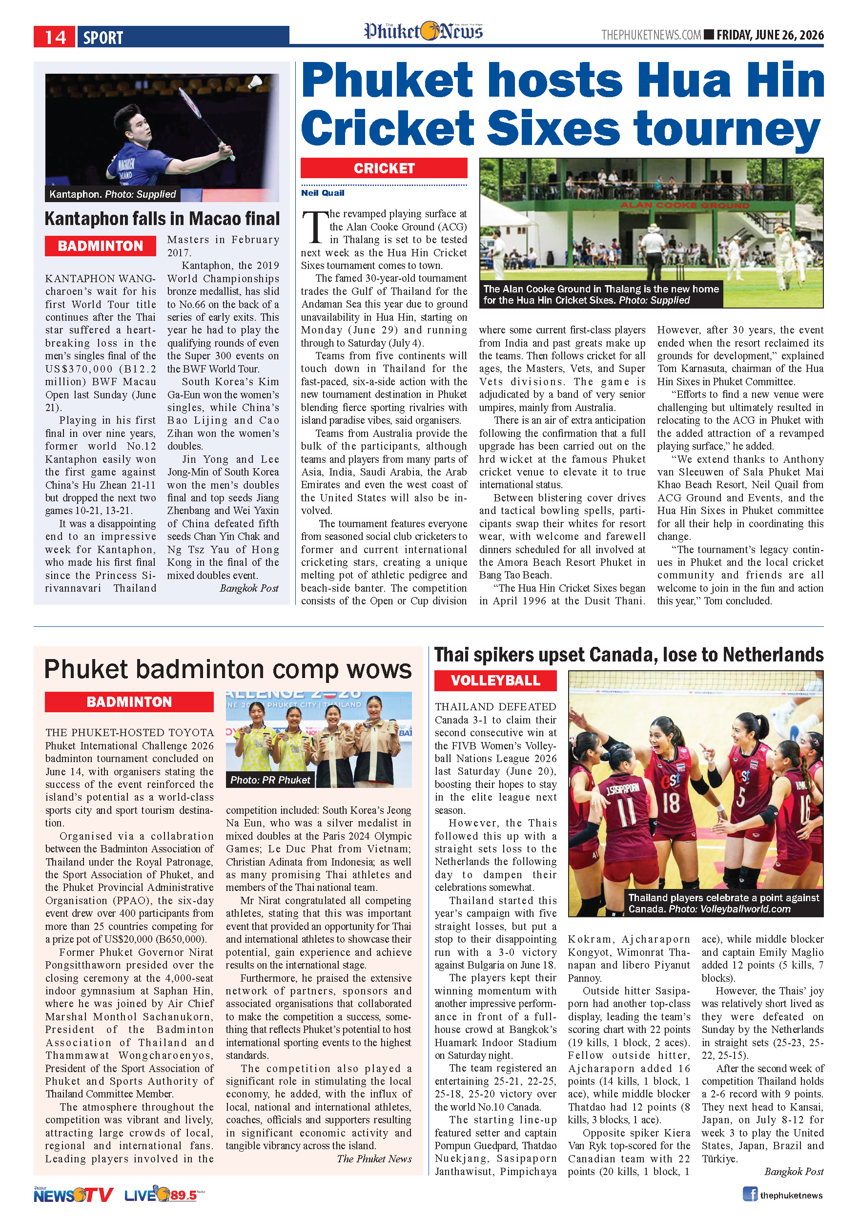 Phuket Newspaper - 26-06-2026 Page 14