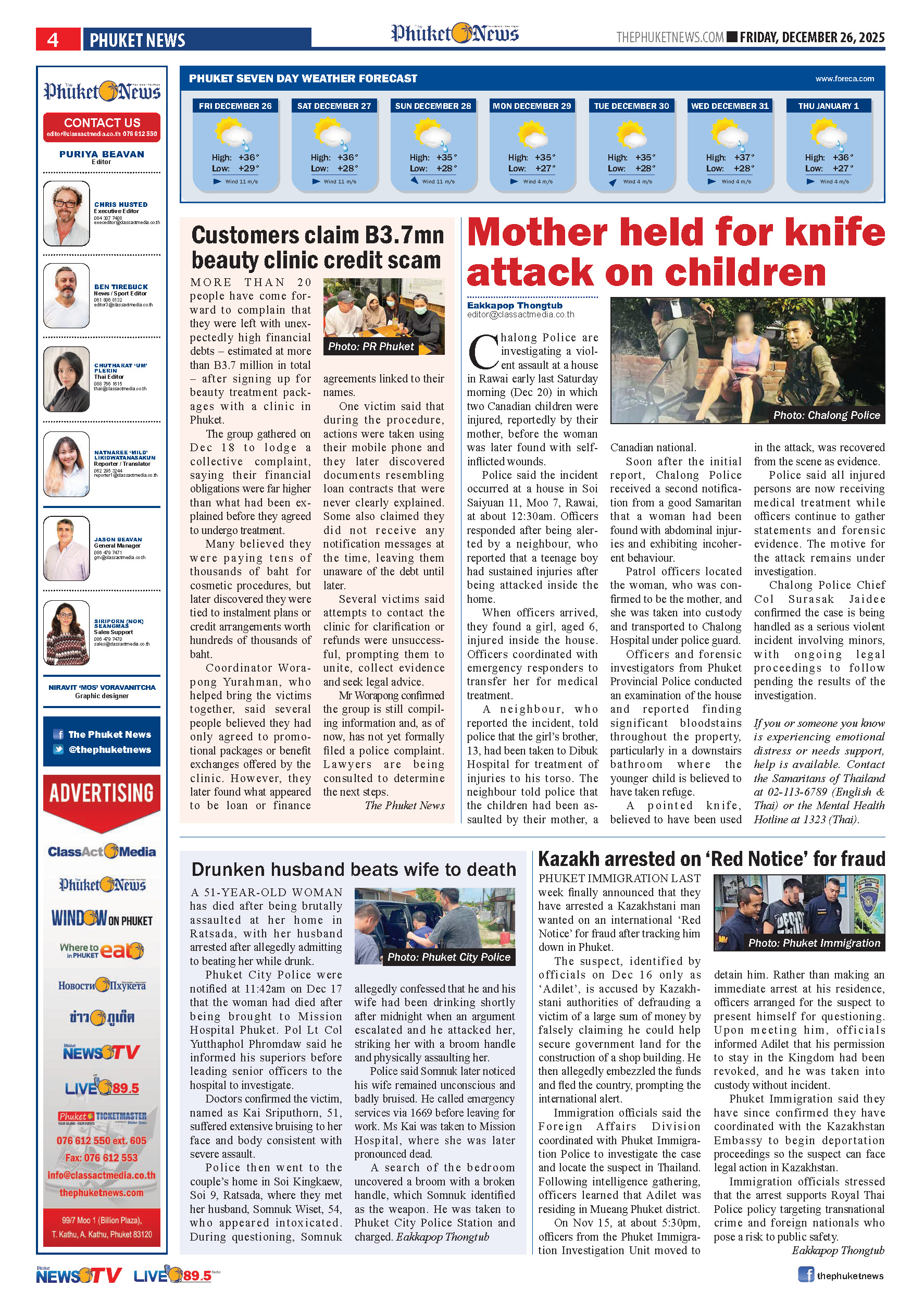 Phuket Newspaper - 26-12-2025 Page 4