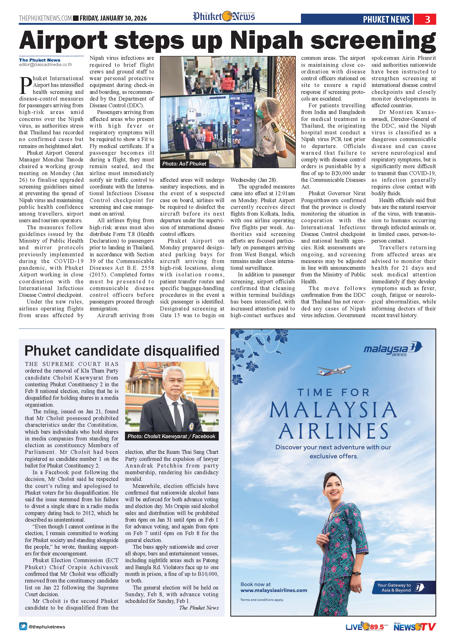 Phuket Newspaper - 30-01-2026 Page 3
