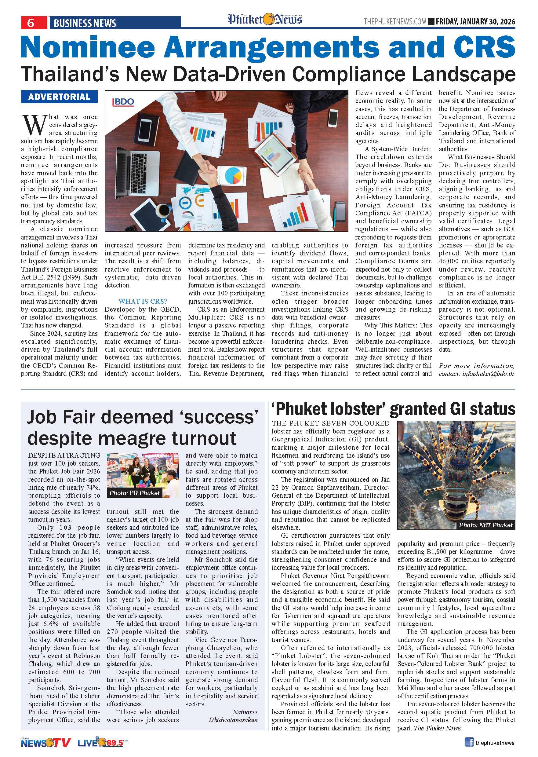 Phuket Newspaper - 30-01-2026 Page 6