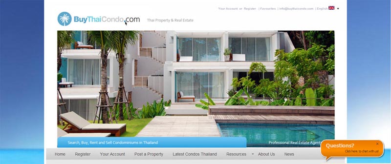 THAI PROPERTY WEBSITE FOR SALE