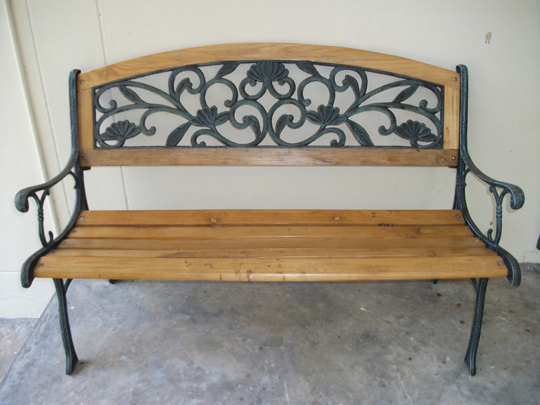 Outdoor Wooden Bench