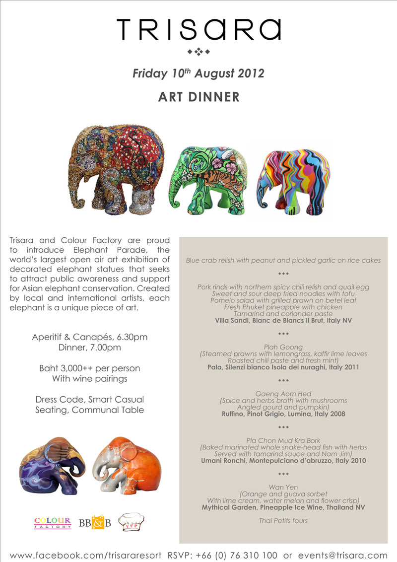 Trisara Art Dinner