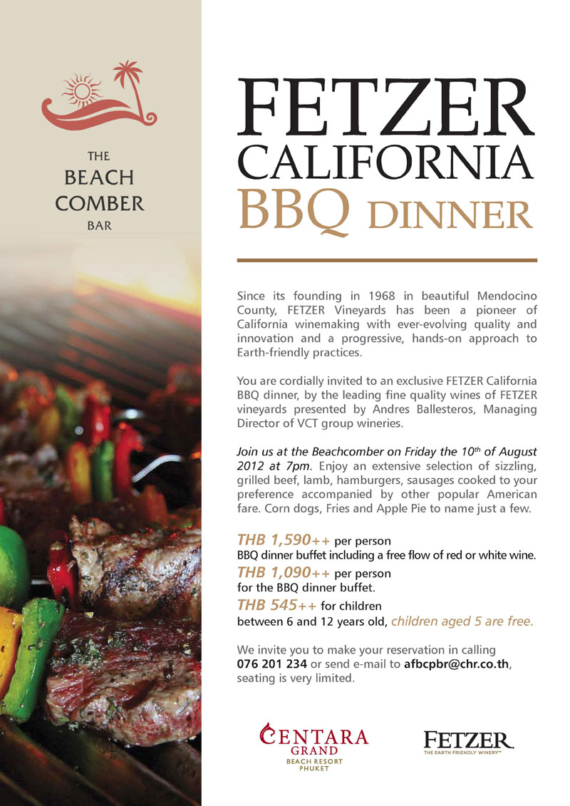 Fetzer California BBQ Dinner