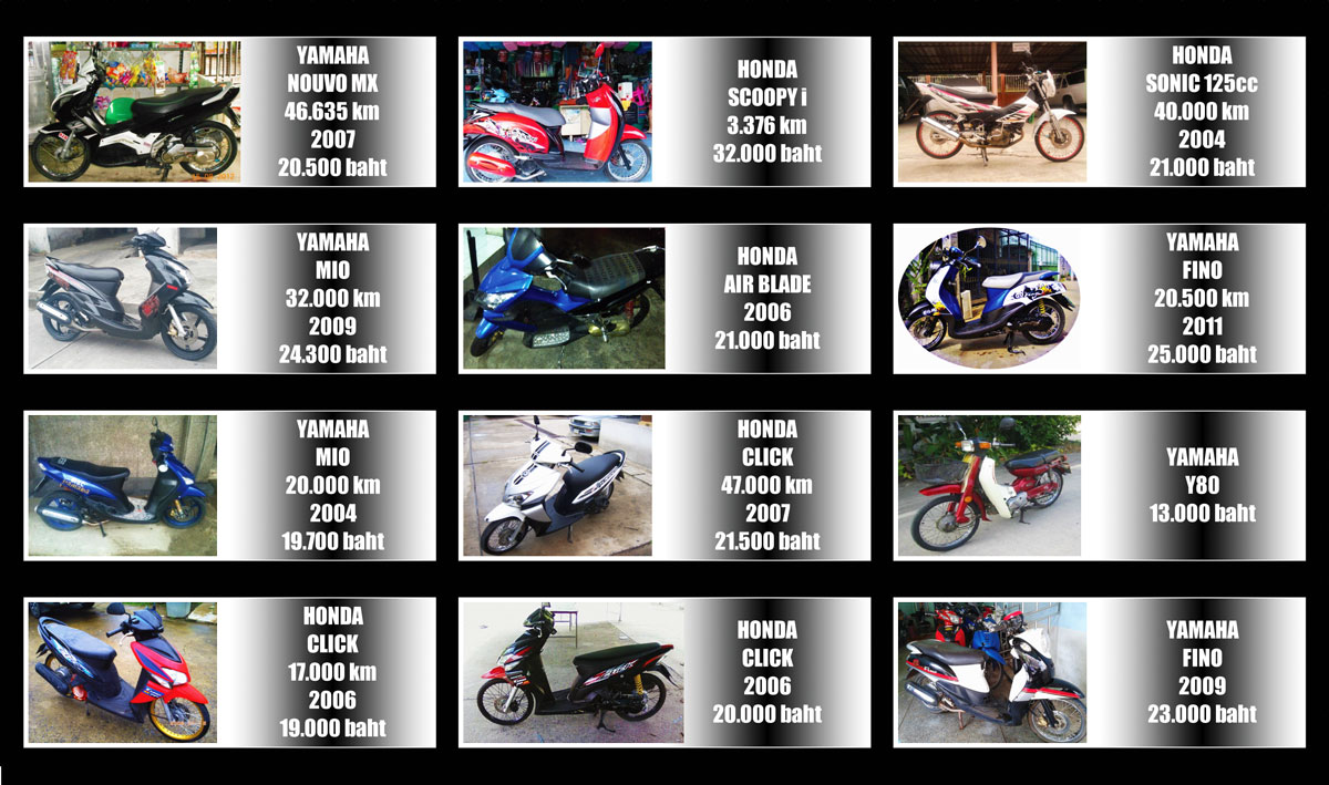 Offer Motorcycles 20/08/12
