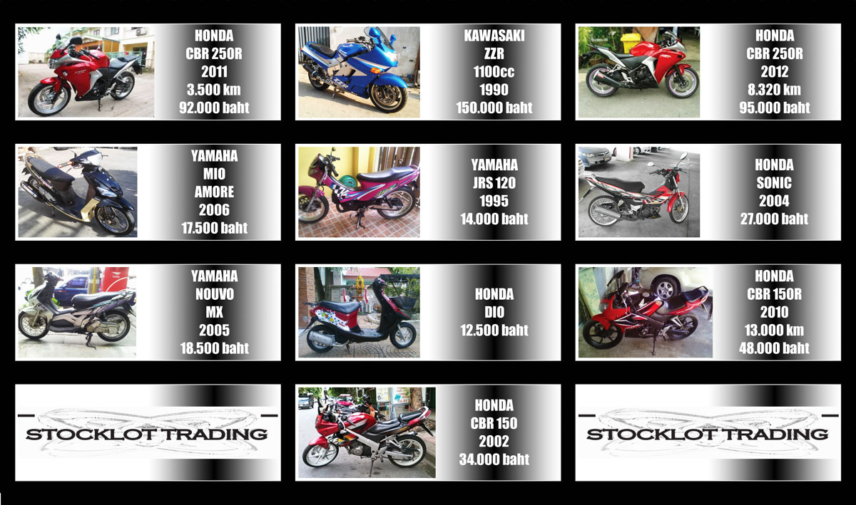 Offer Motorcycles 23/08/12