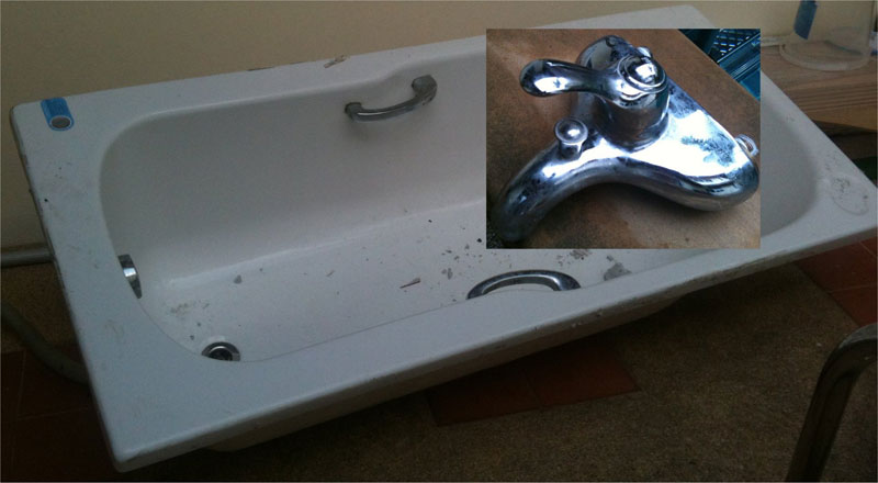 Bath and fittings for Sale