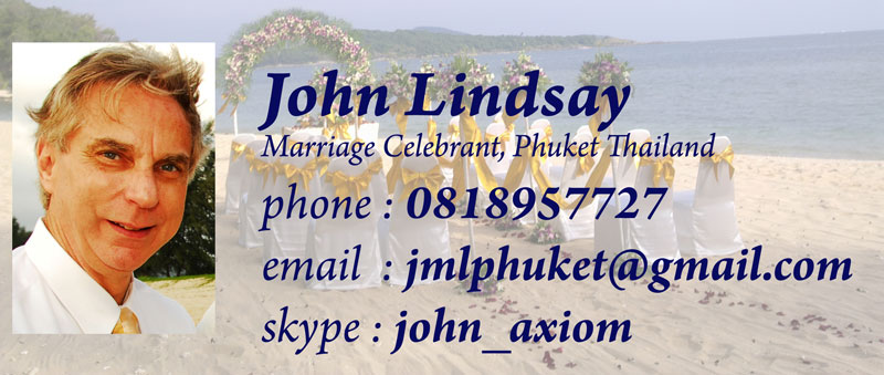 Marriage Celebrant Phuket