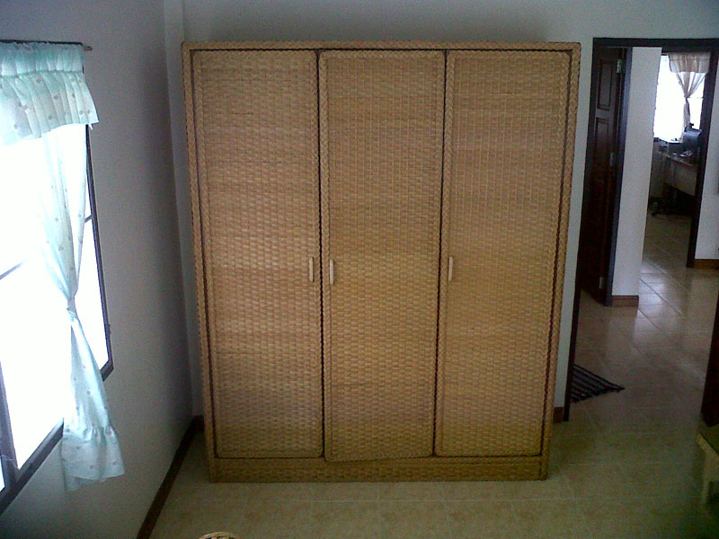 Rattan cupboard