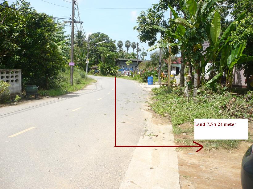 Land 7.5x23m Banporn 800,000B