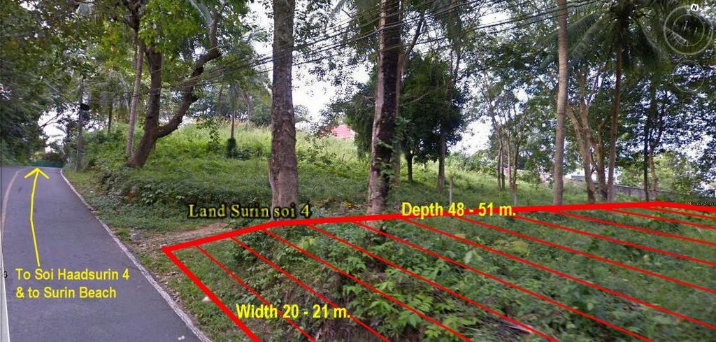 Surin Land For Sale 1016 Sqm.