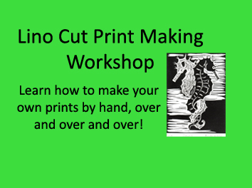 Lino Cut Print Making Workshop